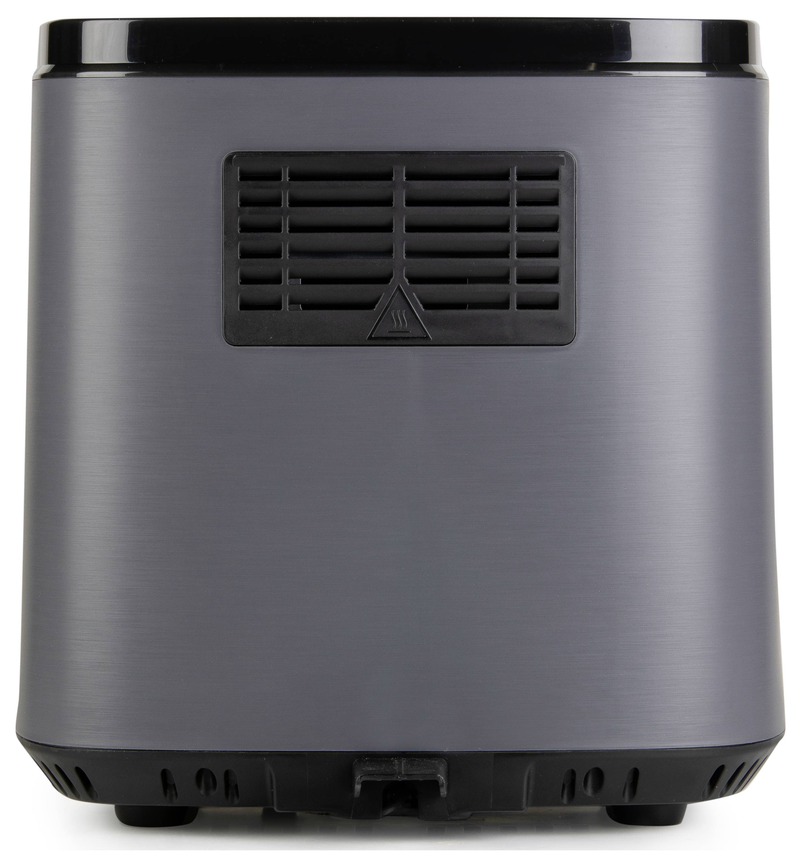 DOMO Heißluft-Fritteuse 2800 W Schwarz, Silber
