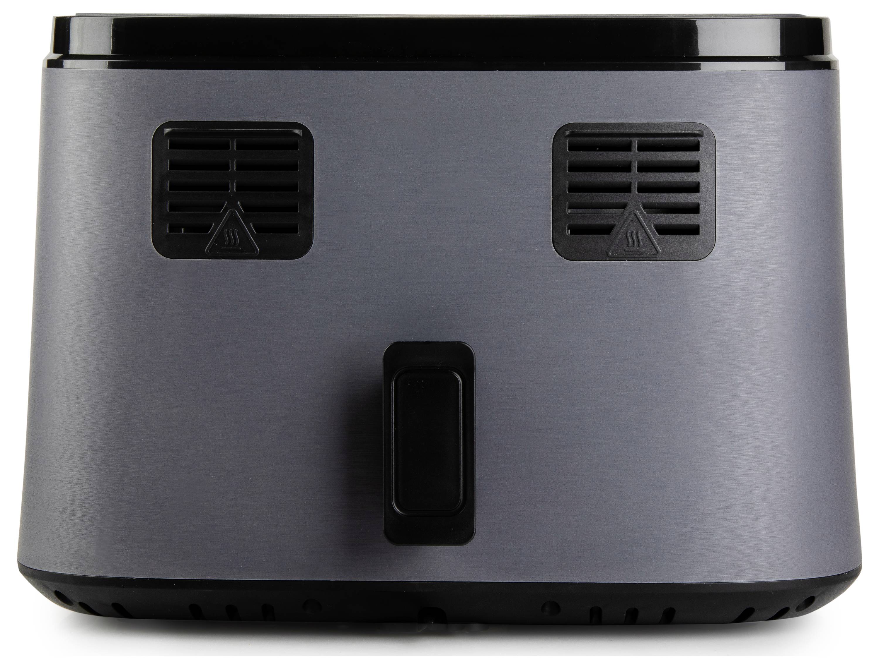 DOMO Heißluft-Fritteuse 2850 W Schwarz, Silber