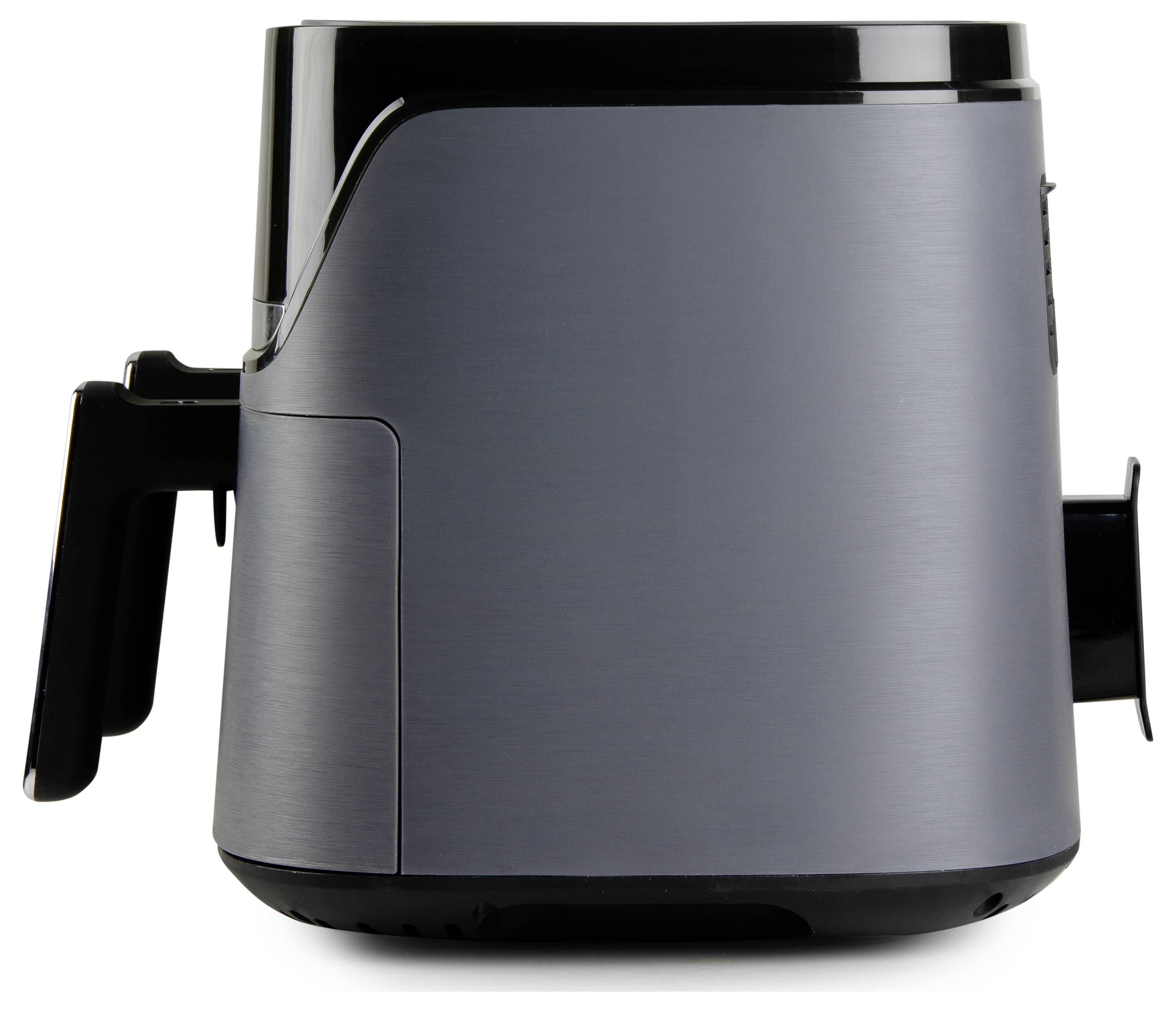 DOMO Heißluft-Fritteuse 2850 W Schwarz, Silber