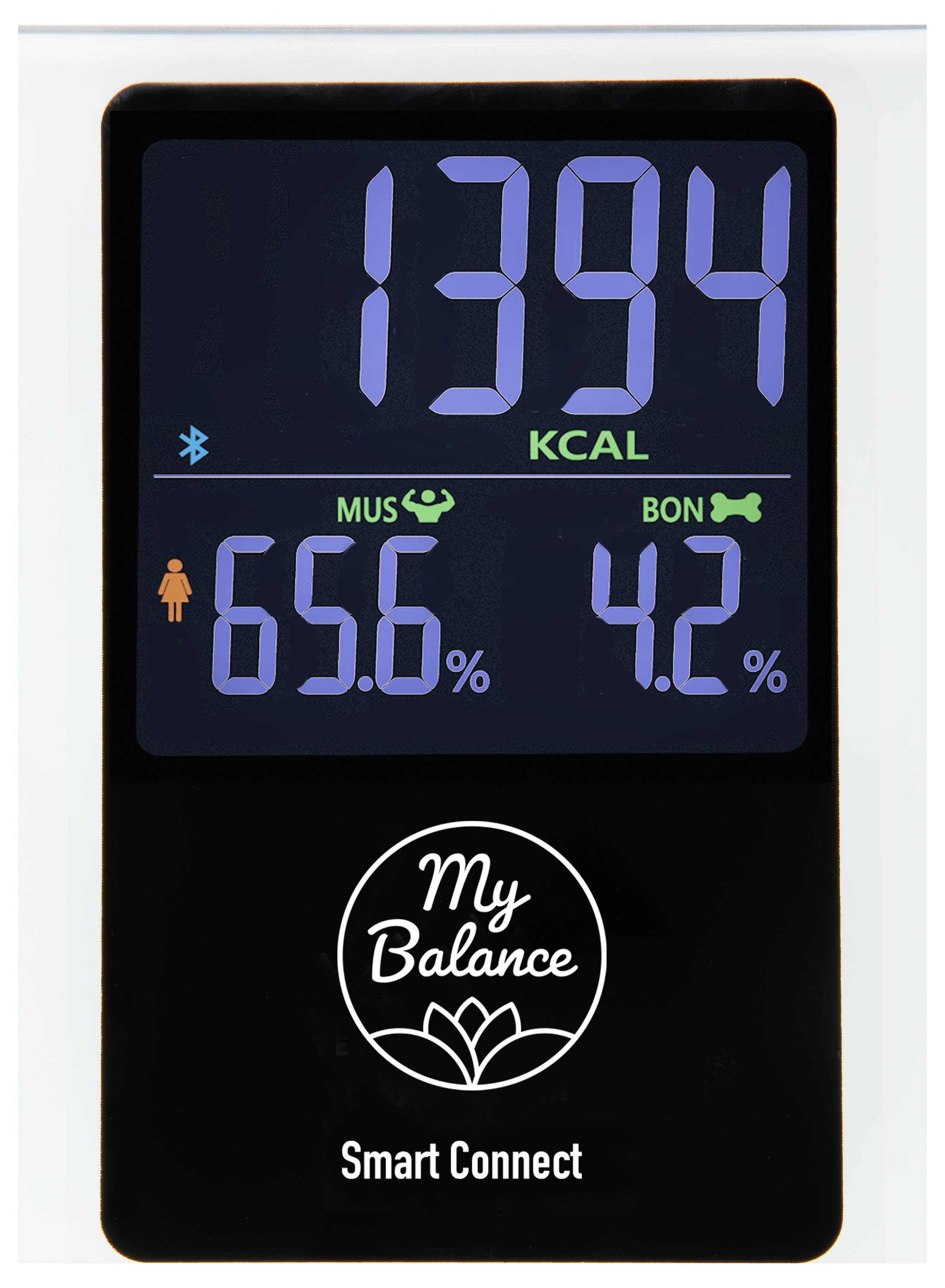 DOMO Körperanalysewaage DO9305W digital Wägebereich (max.)=180kg Weiß