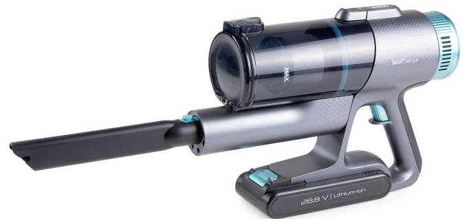 DOMO DO252SV Akku-Handstaubsauger 28.8 V 450 W Beutellos, mit Display, Zyklon-Technik