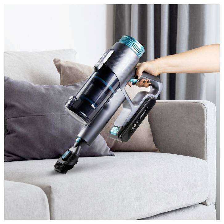 DOMO DO252SV Akku-Handstaubsauger 28.8 V 450 W Beutellos, mit Display, Zyklon-Technik