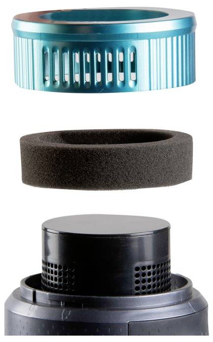 DOMO DO252SV Akku-Handstaubsauger 28.8 V 450 W Beutellos, mit Display, Zyklon-Technik