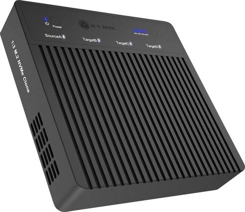 ICY BOX IB-4013MCL-C4 USB-C® (USB4®) M.2 PCIe NVMe Klonstation mit Clone-Funktion