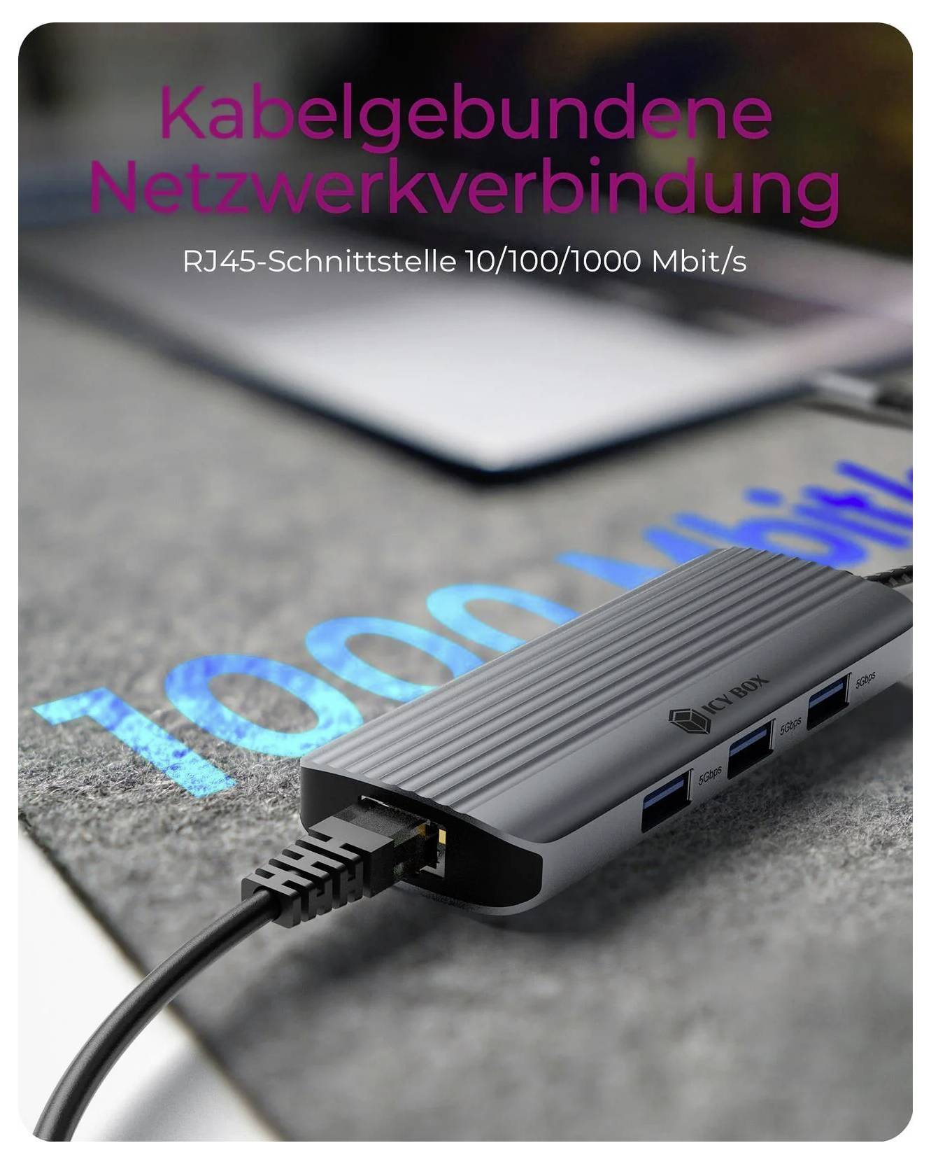 ICY BOX USB-C® Dockingstation IB-DK4034a-CPD