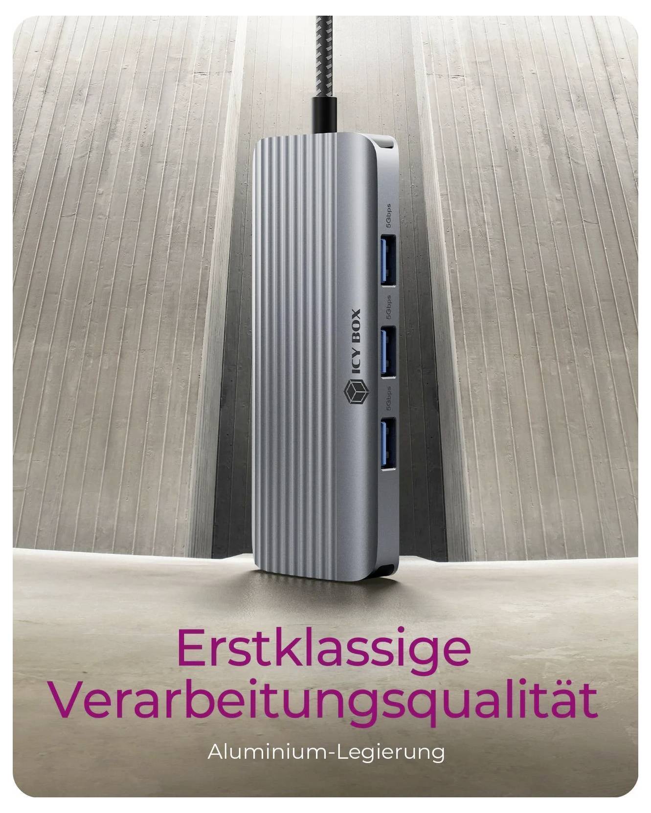 ICY BOX USB-C® Dockingstation IB-DK4034a-CPD