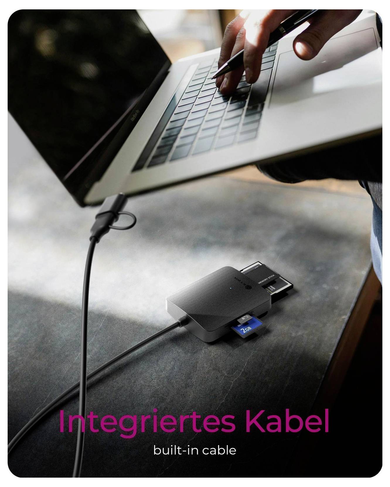 Abbildung eines integrierten Kabels mit der Bezeichnung „Integriertes Kabel
