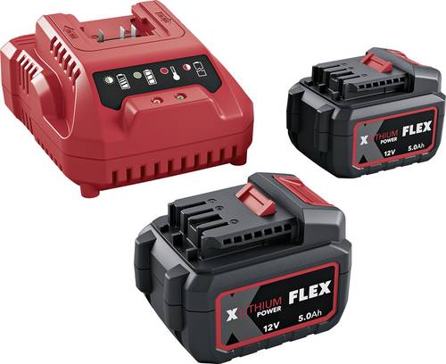 Flex 534910 P-Set 12-55 Q Werkzeug-Akku und Ladegerät 12 V 5 Ah