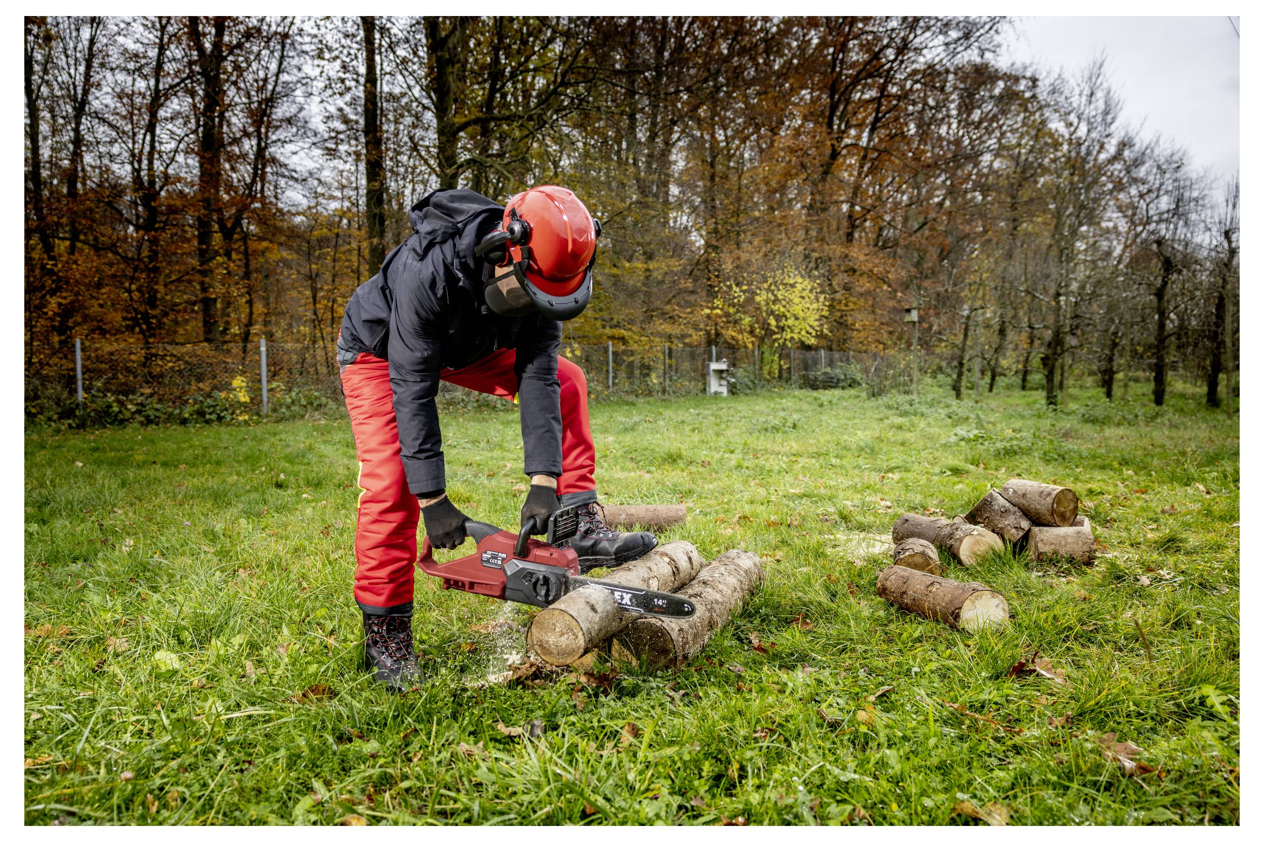 Flex GCS 35 2x18-EC Akku Akku-Kettensäge ohne Akku, ohne Ladegerät Schwertlänge 350mm
