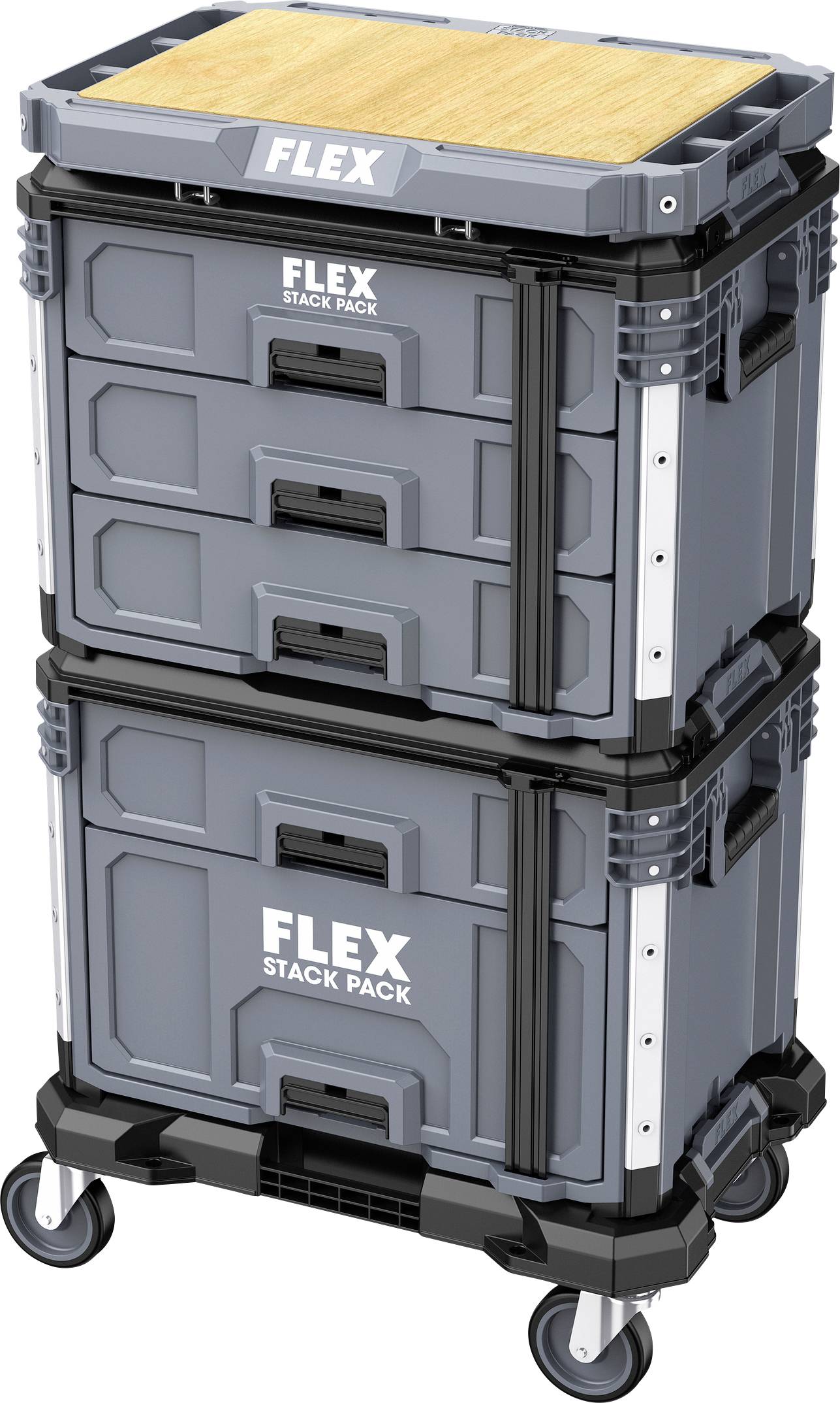 Flex TKL SP SET 2 533247 Werkzeugkoffer unbestückt (L x B x H) 370 x 560 x 980mm
