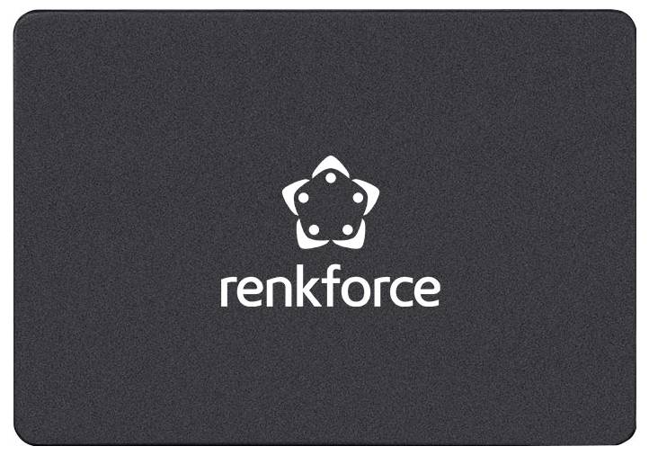 Schwarze Renkforce Laptop- oder Geräteabdeckung mit weißem Logo und dem Wort „renkforce