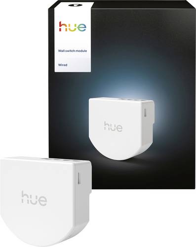 Philips Hue Wandschaltermodul für Hue Lampen netzbetrieben Mit Sprachsteuerung, Per App steuerbar