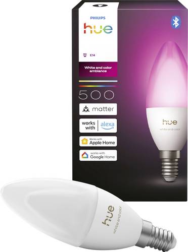 Philips Hue LED-Leuchtmittel (einzeln) 8721103099242 EEK: D (A - G) E14 0.2 W Kaltweiß, Warmweiß