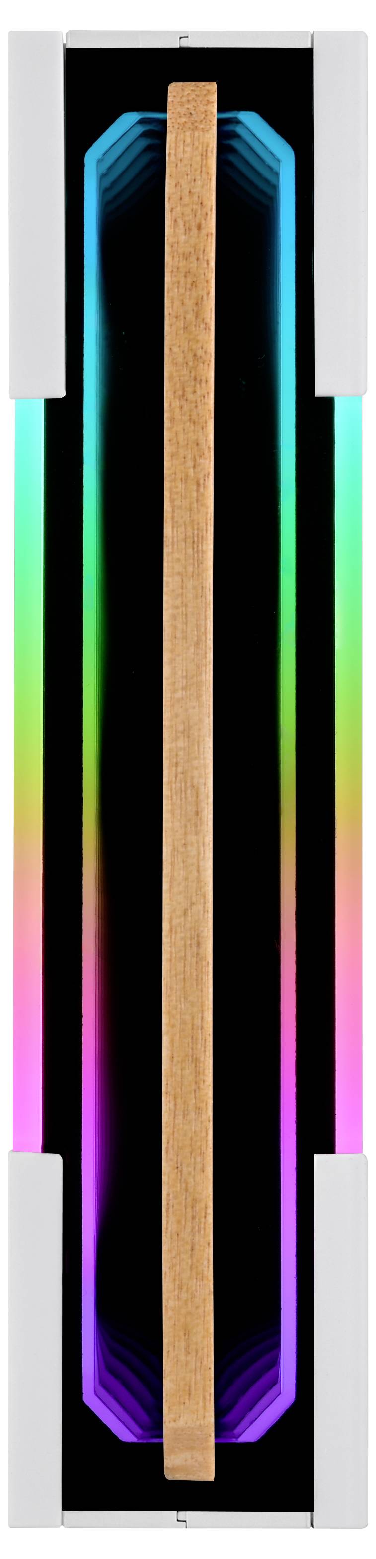 Satz schwarzer Befestigungsschrauben, drei verkabelte Sensormodule und eine Wärmepastespritze auf weißem Hintergrund.