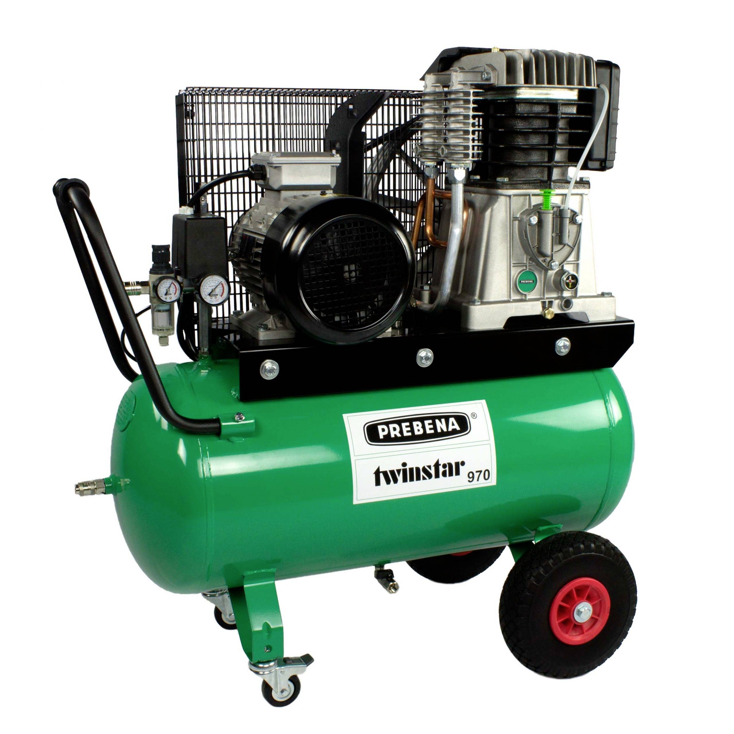 Prebena Druckluft-Kompressor TWINSTAR970 90l 10 bar
