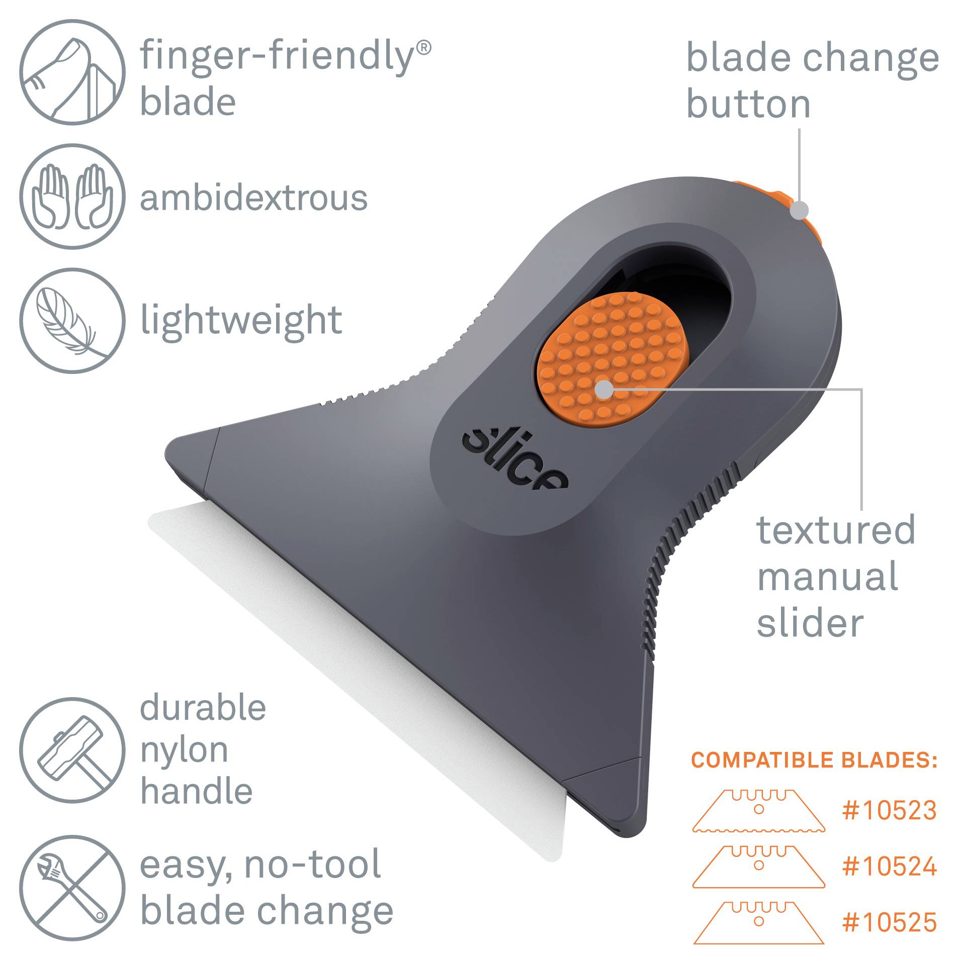 Slice 10594 Finger-Friendly® Schaber