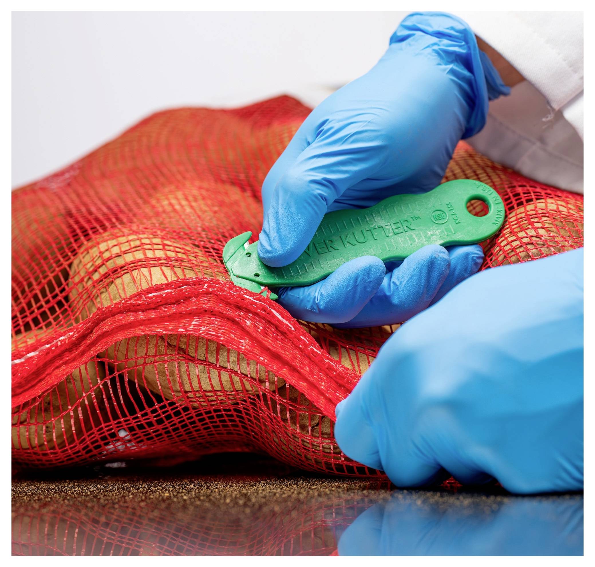 KLEVER KCJ-1SSFX Kutter NSF Food Zone™ Sicherheitsmesser Grün, 10St.