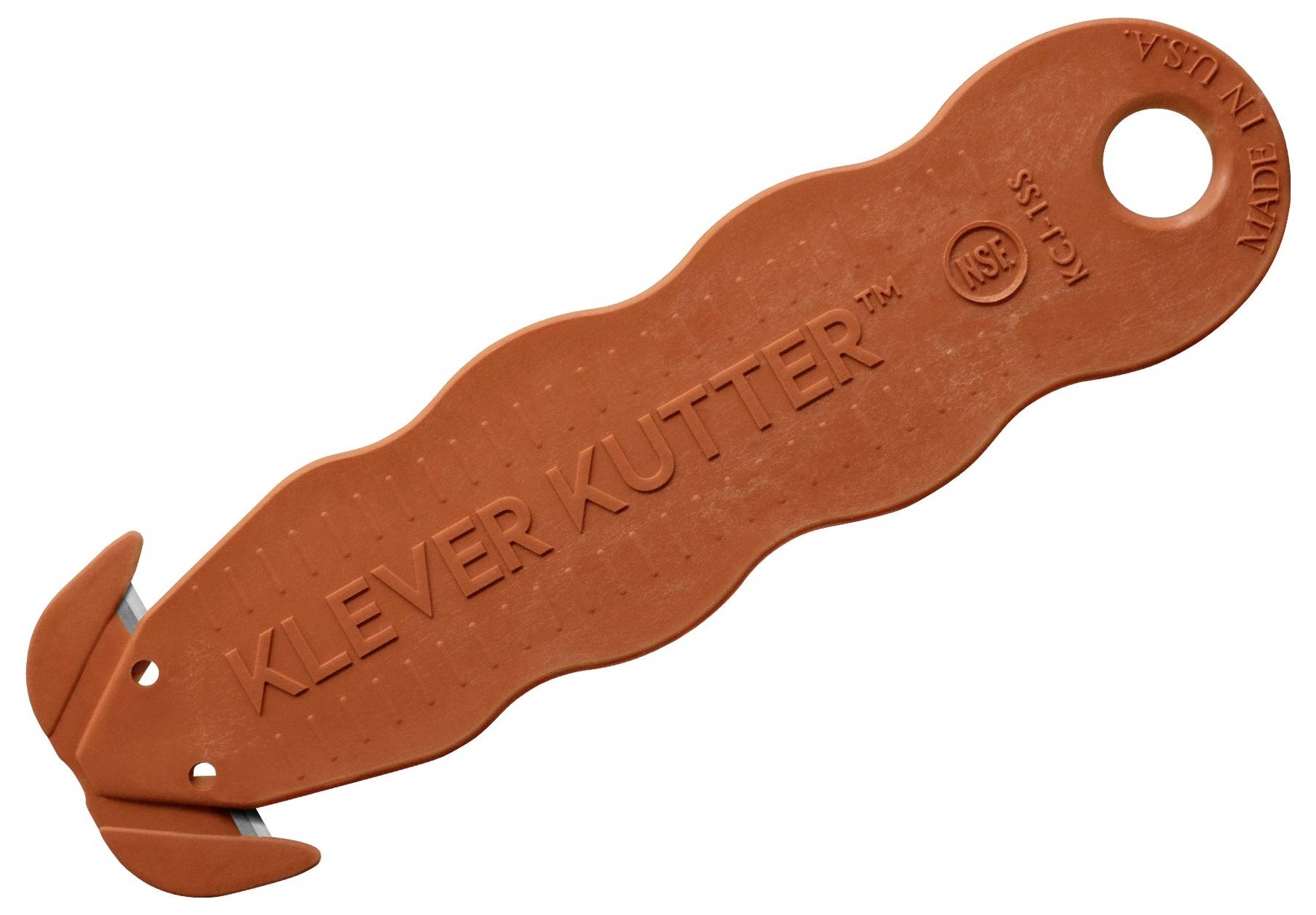 KLEVER KCJ-1SSNX Kutter NSF Food Zone™ Sicherheitsmesser Braun, 10St.