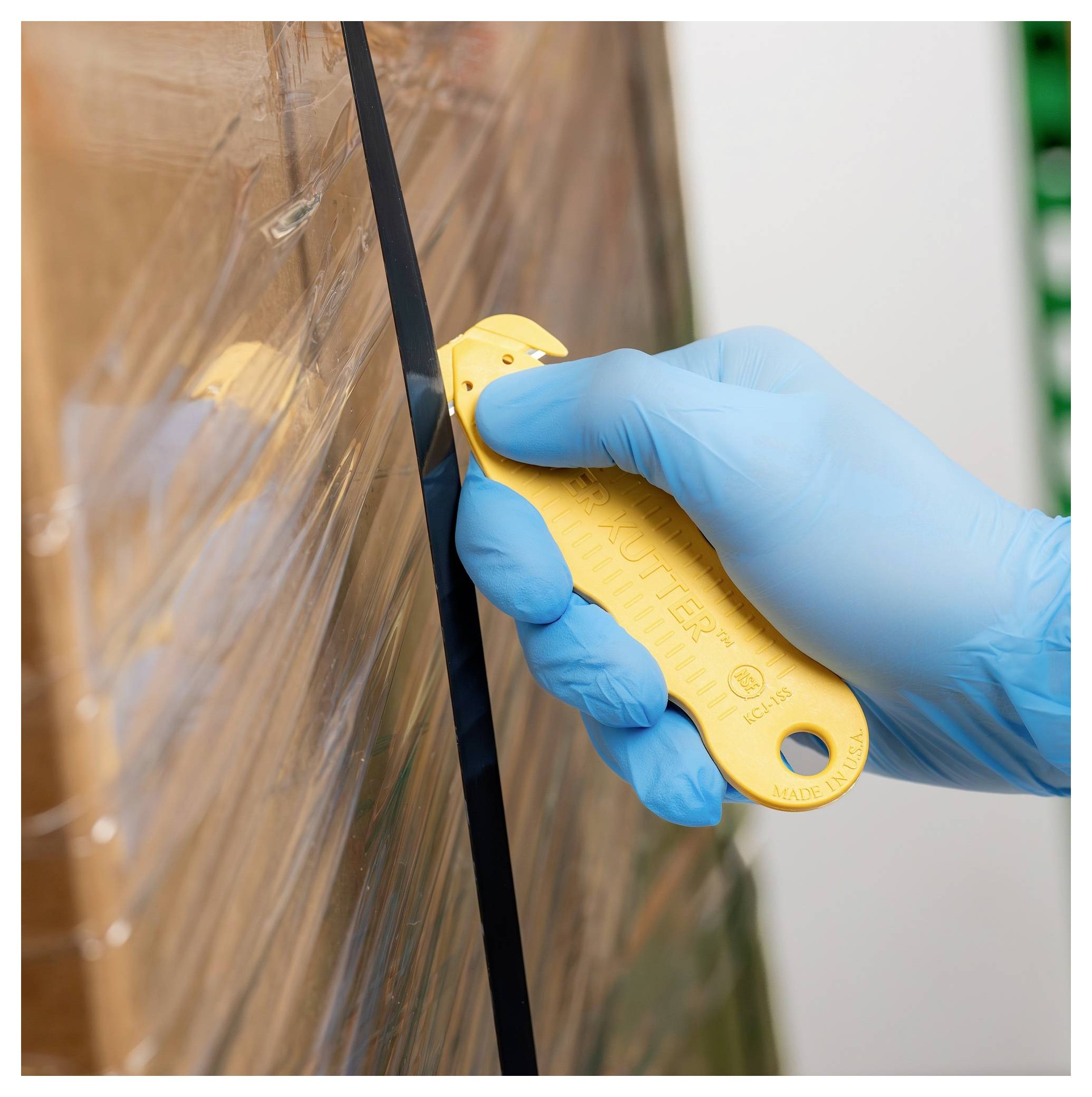 KLEVER KCJ-1SSYX Kutter NSF Food Zone™ Sicherheitsmesser Gelb, 10St.