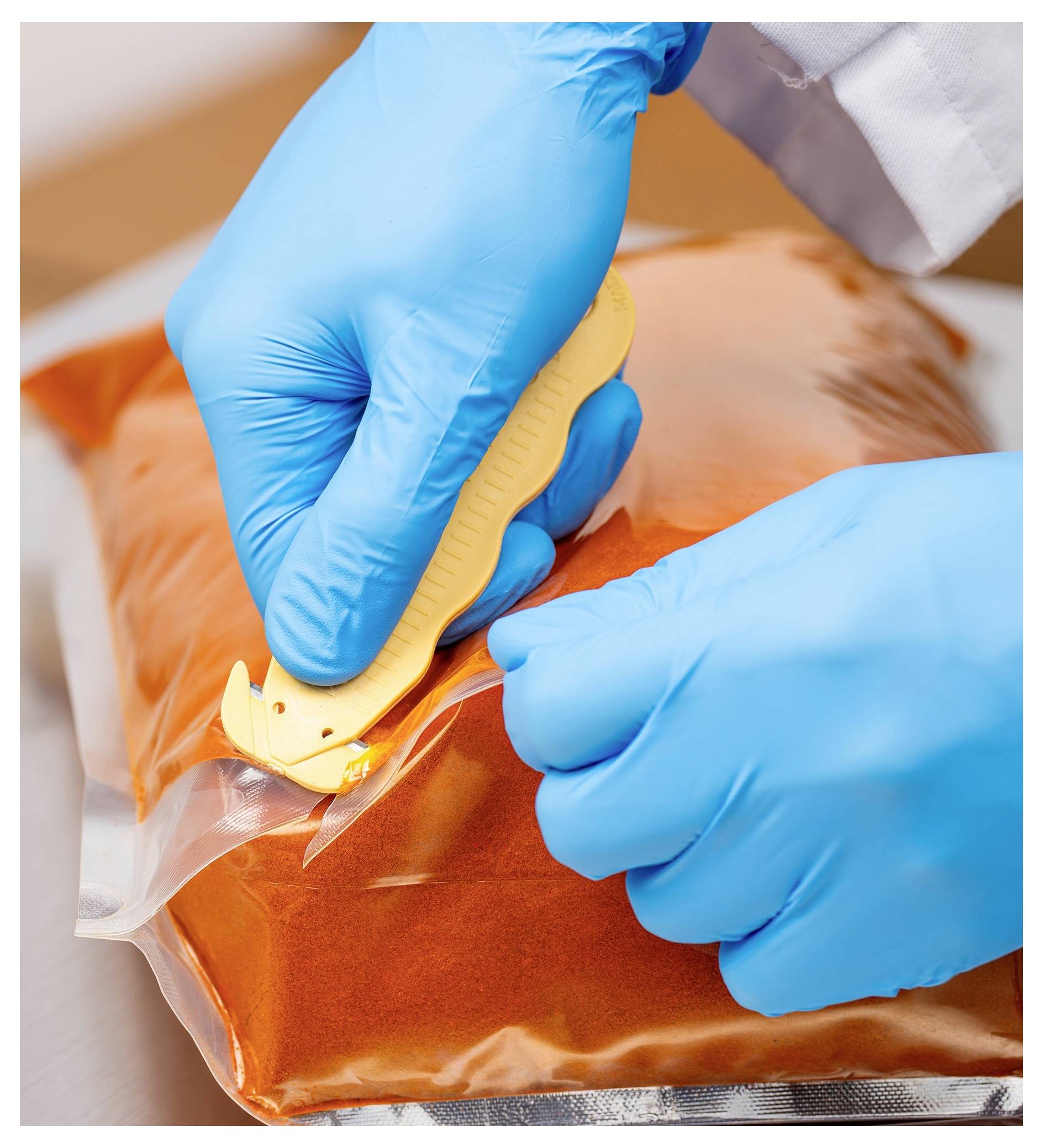 KLEVER KCJ-1SSYX Kutter NSF Food Zone™ Sicherheitsmesser Gelb, 10St.