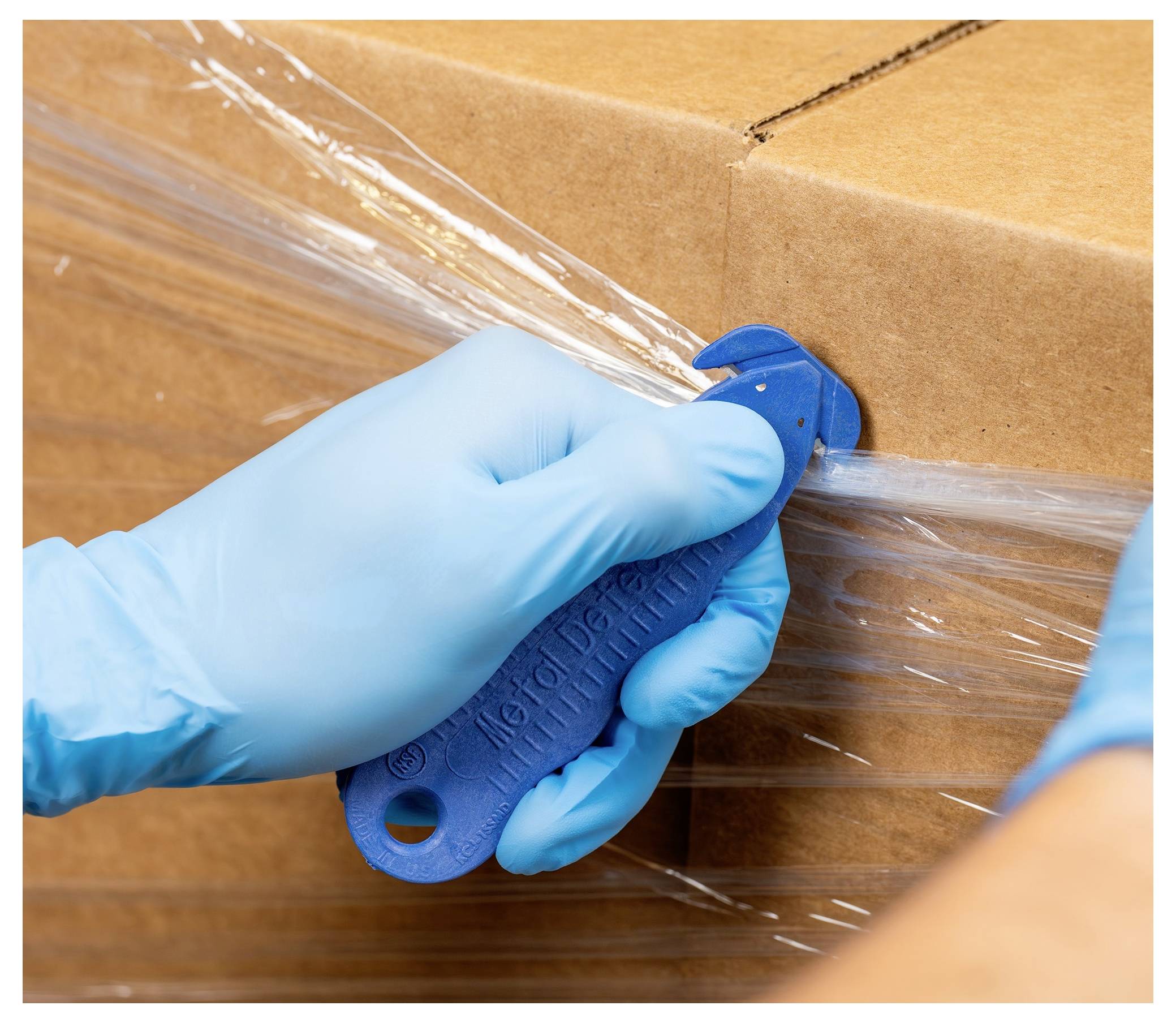 KLEVER KCJ-1SSMDX Kutter NSF Food Zone™ Sicherheitsmesser Marineblau, 10St.