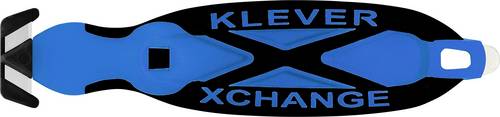 KLEVER KCJ-XC-20B XChange™ 20 Sicherheitsmesser Blau-Schwarz, 10 St.