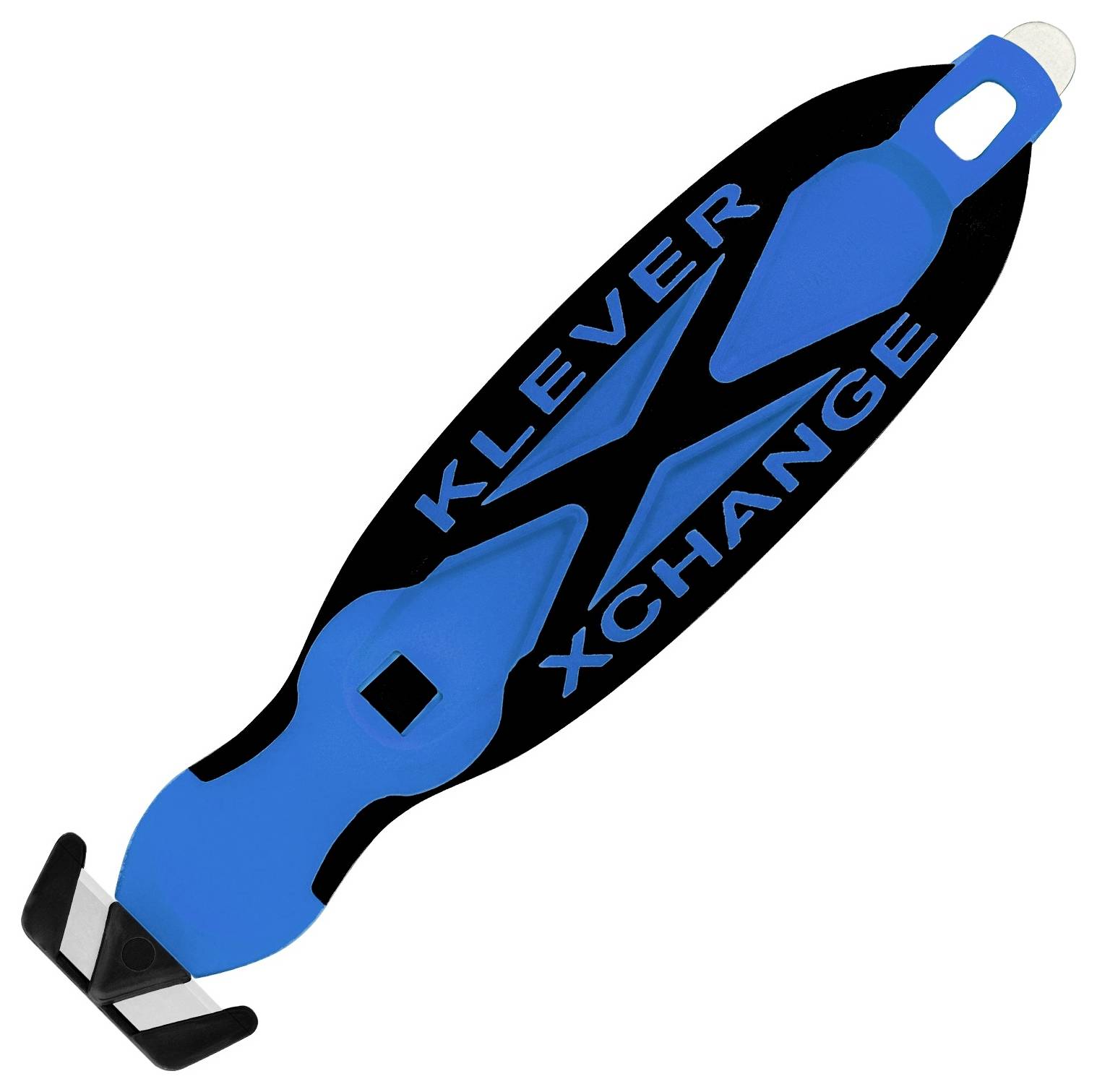 KLEVER KCJ-XC-20B XChange™ 20 Sicherheitsmesser Blau-Schwarz, 10St.