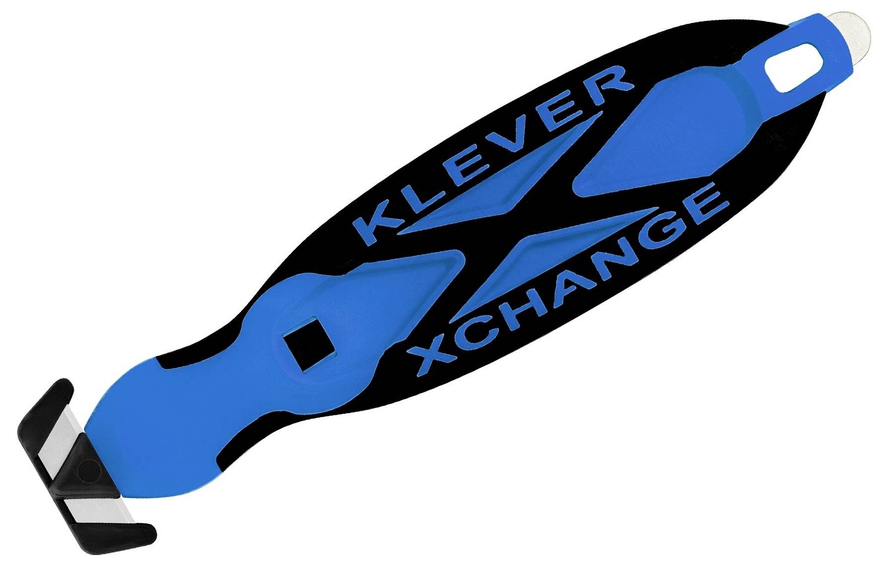 KLEVER KCJ-XC-20B XChange™ 20 Sicherheitsmesser Blau-Schwarz, 10St.