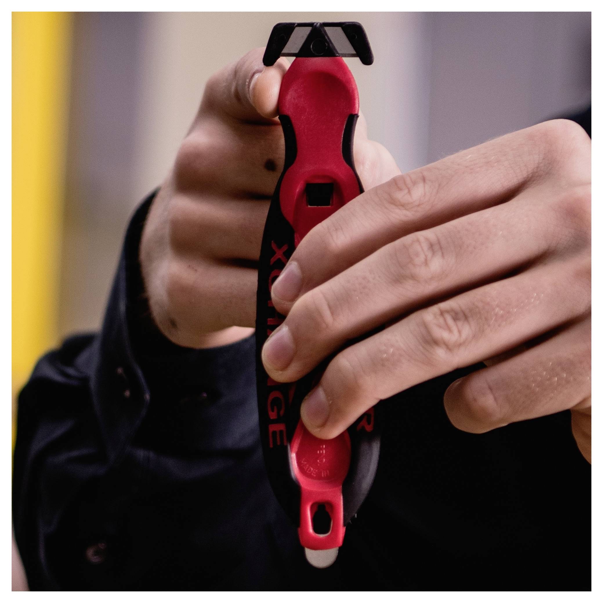 KLEVER KCJ-XC-20B XChange™ 20 Sicherheitsmesser Blau-Schwarz, 10St.