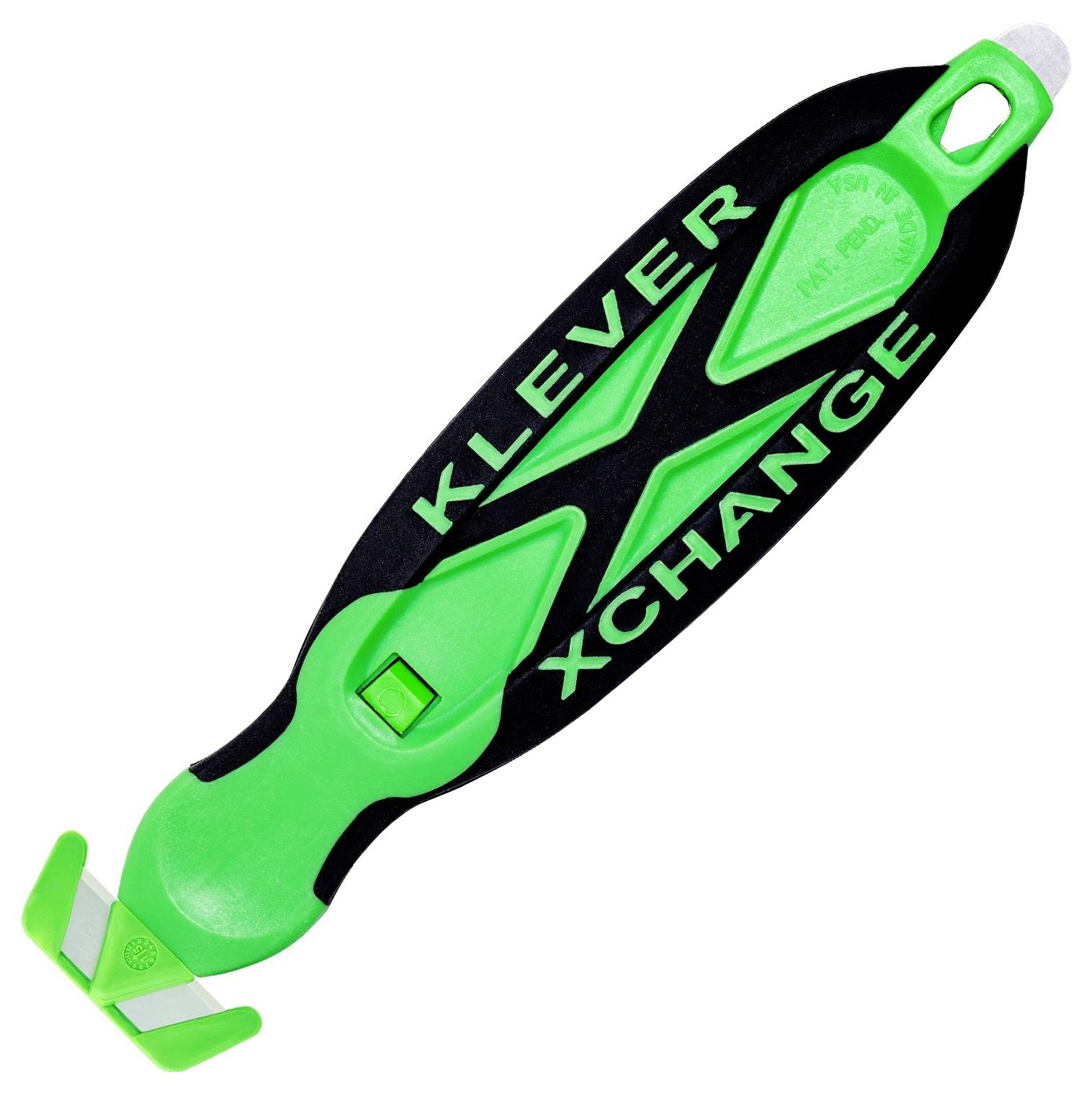 KLEVER KCJ-XC-20X XChange™ 20 Kleen™ Sicherheitsmesser Grün-Schwarz, 10St.