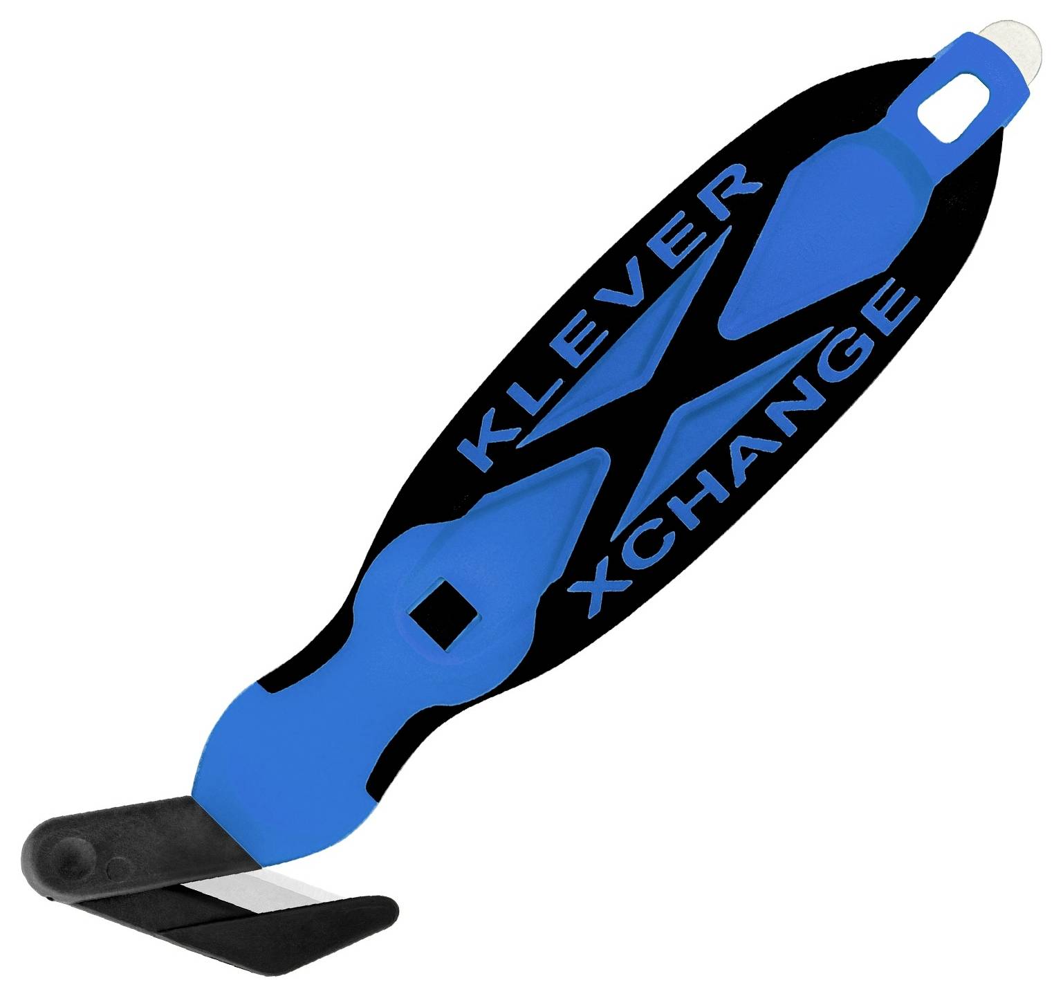KLEVER KCJ-XC-30B XChange™ 30 Sicherheitsmesser Blau-Schwarz, 10St.