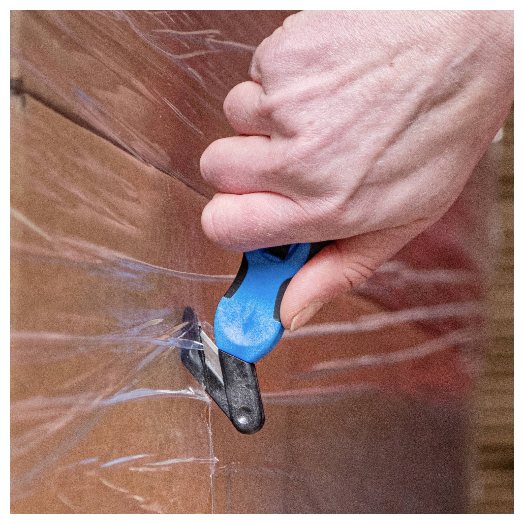 KLEVER KCJ-XC-30B XChange™ 30 Sicherheitsmesser Blau-Schwarz, 10St.