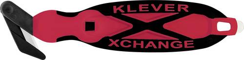 KLEVER KCJ-XC-30R XChange™ 30 Sicherheitsmesser Rot-Schwarz, 10 St.