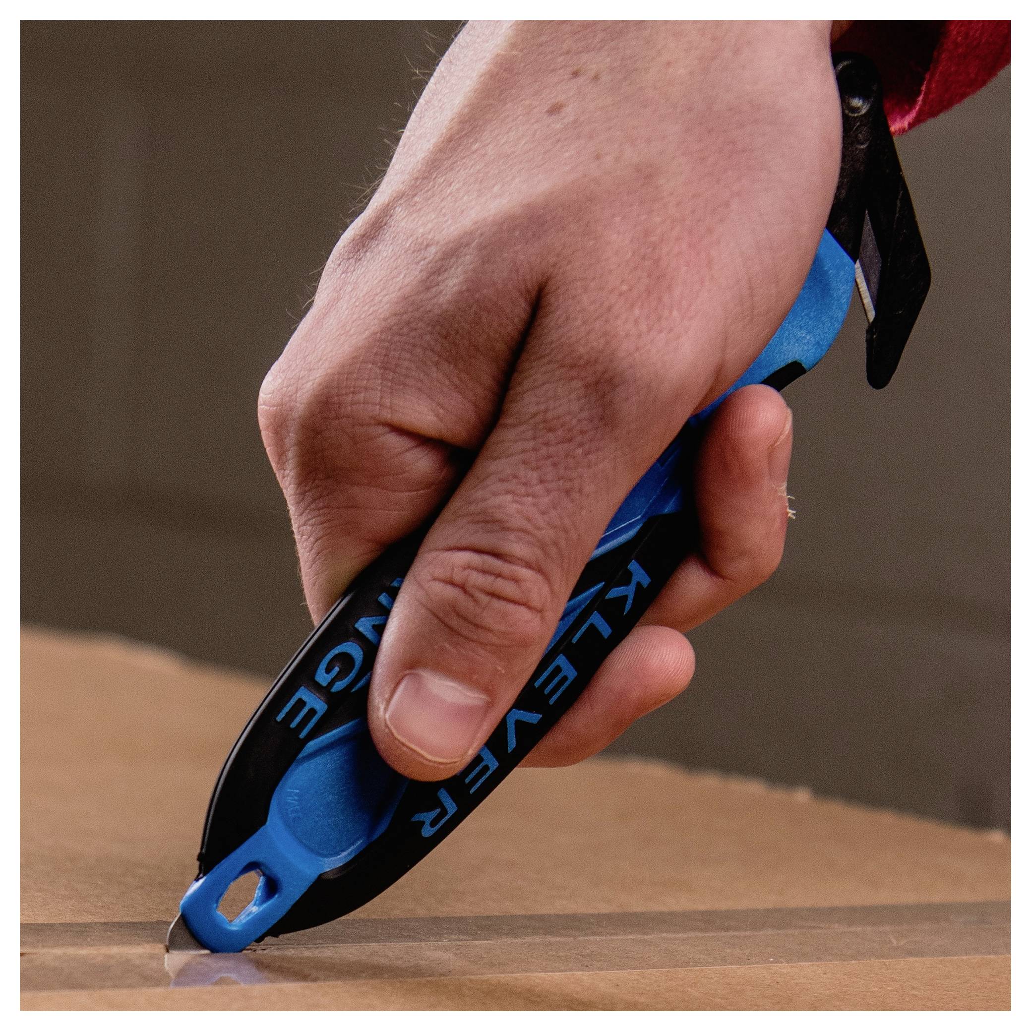 KLEVER KCJ-XC-30R XChange™ 30 Sicherheitsmesser Rot-Schwarz, 10St.