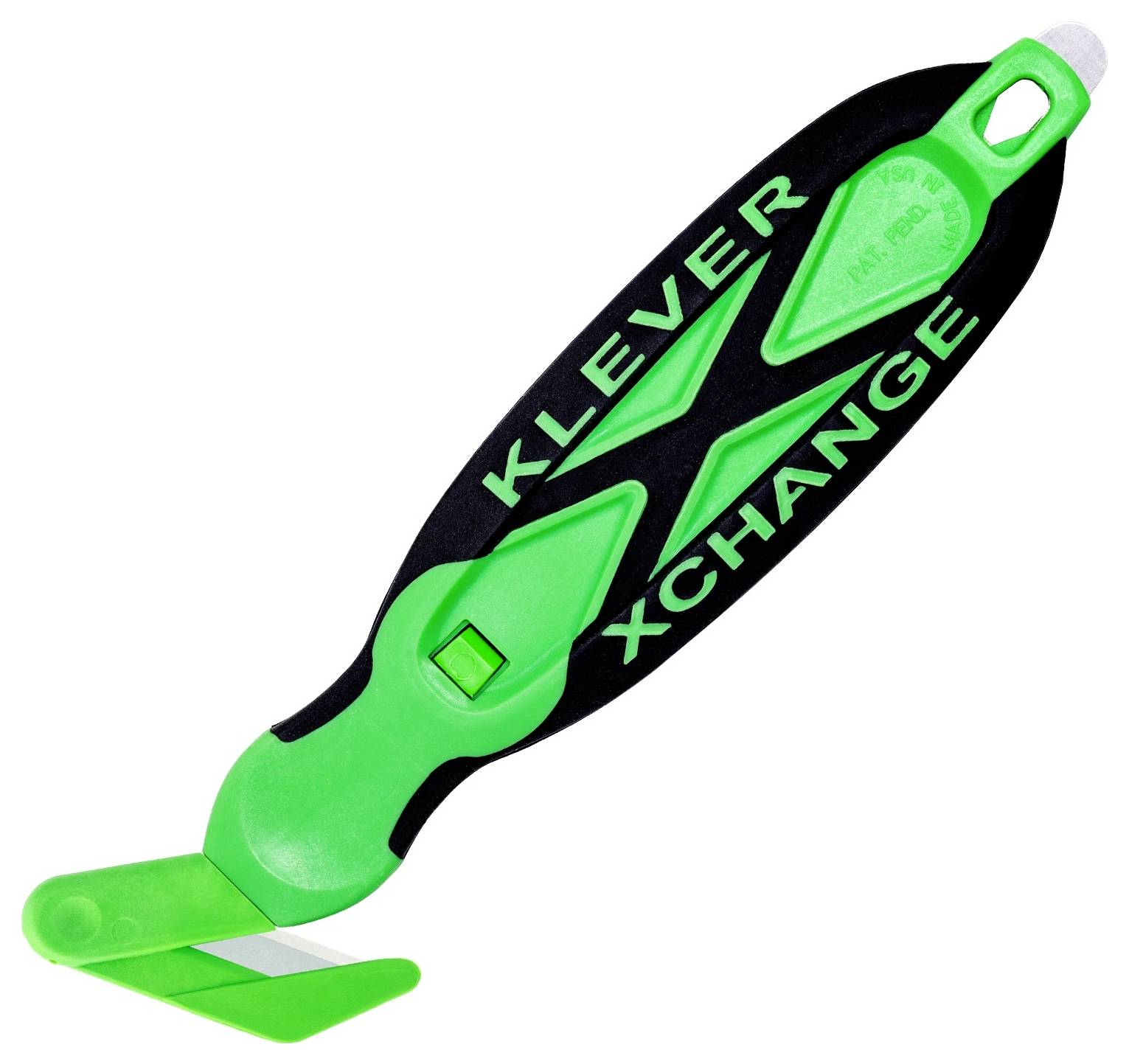 KLEVER KCJ-XC-30X XChange™ 30 Kleen™ Sicherheitsmesser Grün-Schwarz, 10St.