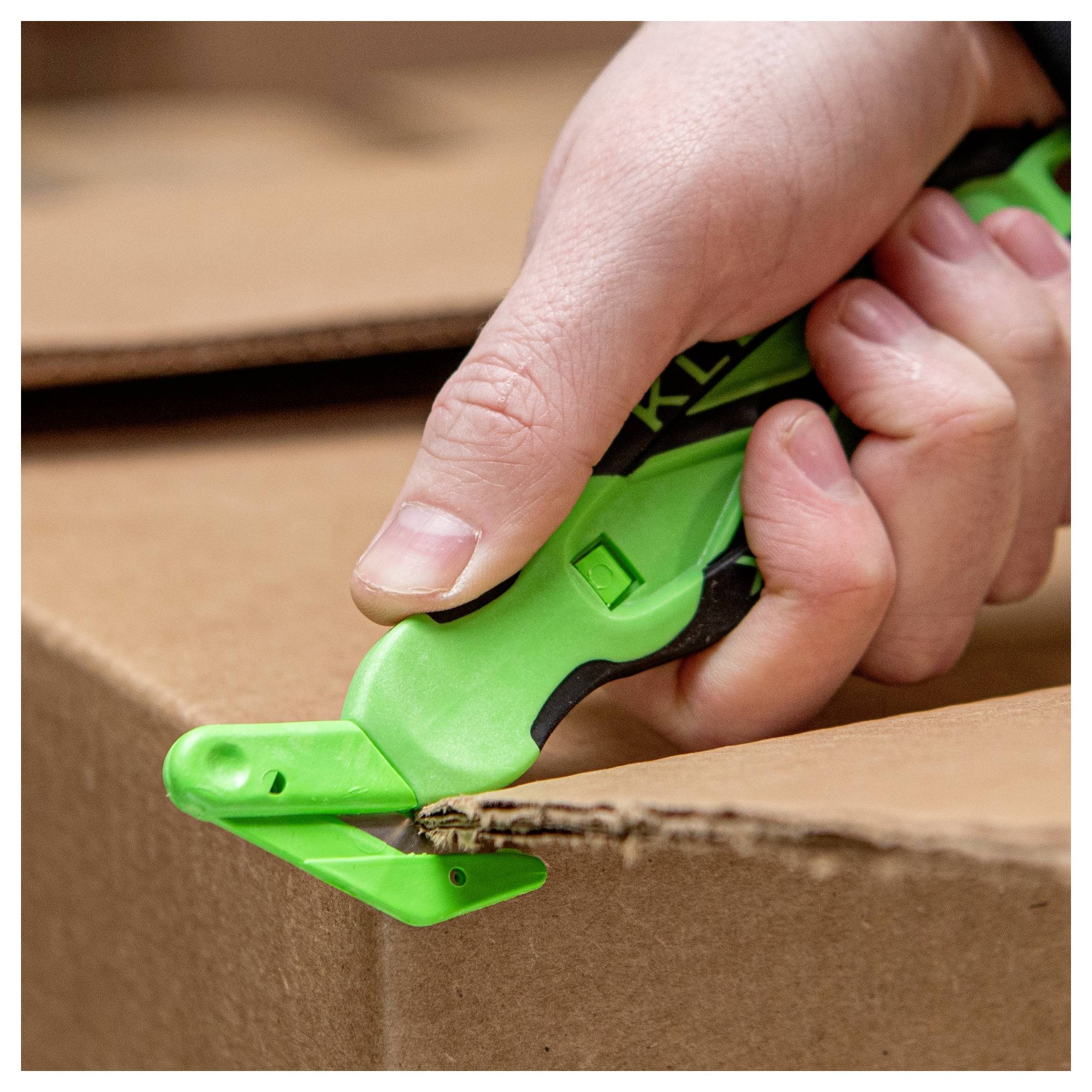 KLEVER KCJ-XC-30X XChange™ 30 Kleen™ Sicherheitsmesser Grün-Schwarz, 10St.