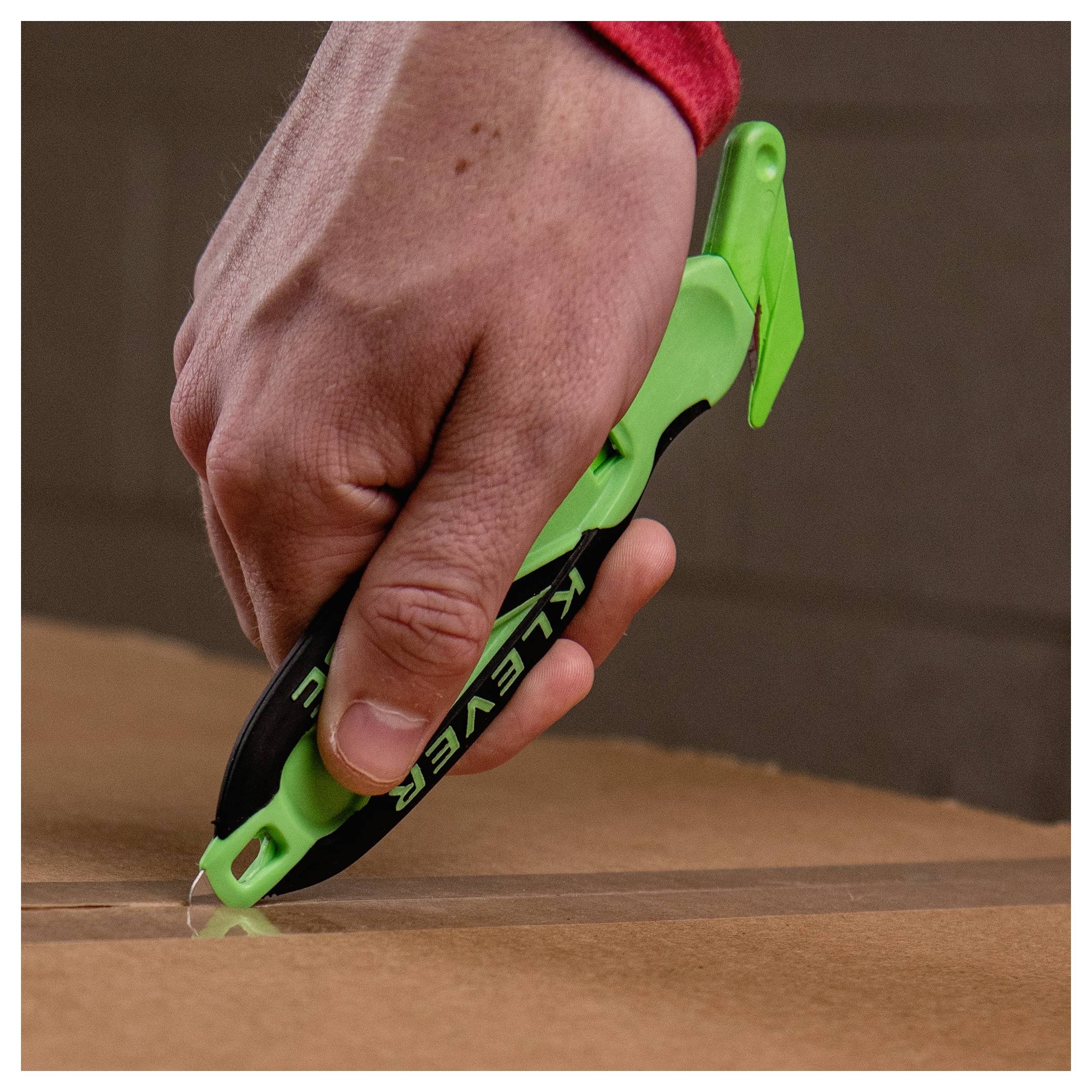 KLEVER KCJ-XC-30X XChange™ 30 Kleen™ Sicherheitsmesser Grün-Schwarz, 10St.