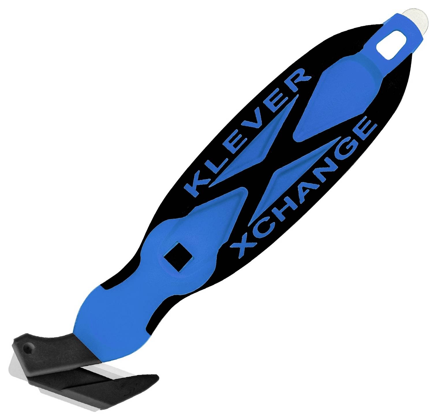 KLEVER KCJ-XC-35B XChange™ 35 Sicherheitsmesser Blau-Schwarz, 10St.