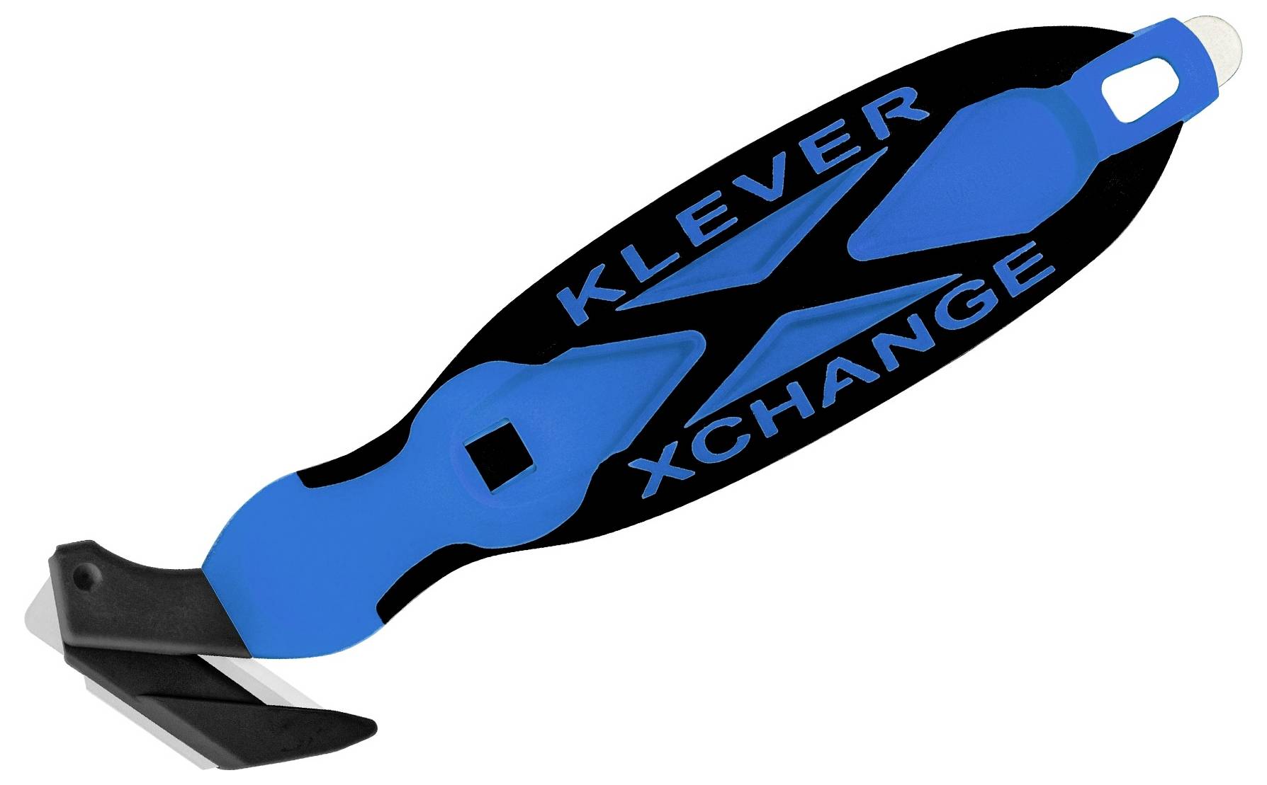 KLEVER KCJ-XC-35B XChange™ 35 Sicherheitsmesser Blau-Schwarz, 10St.