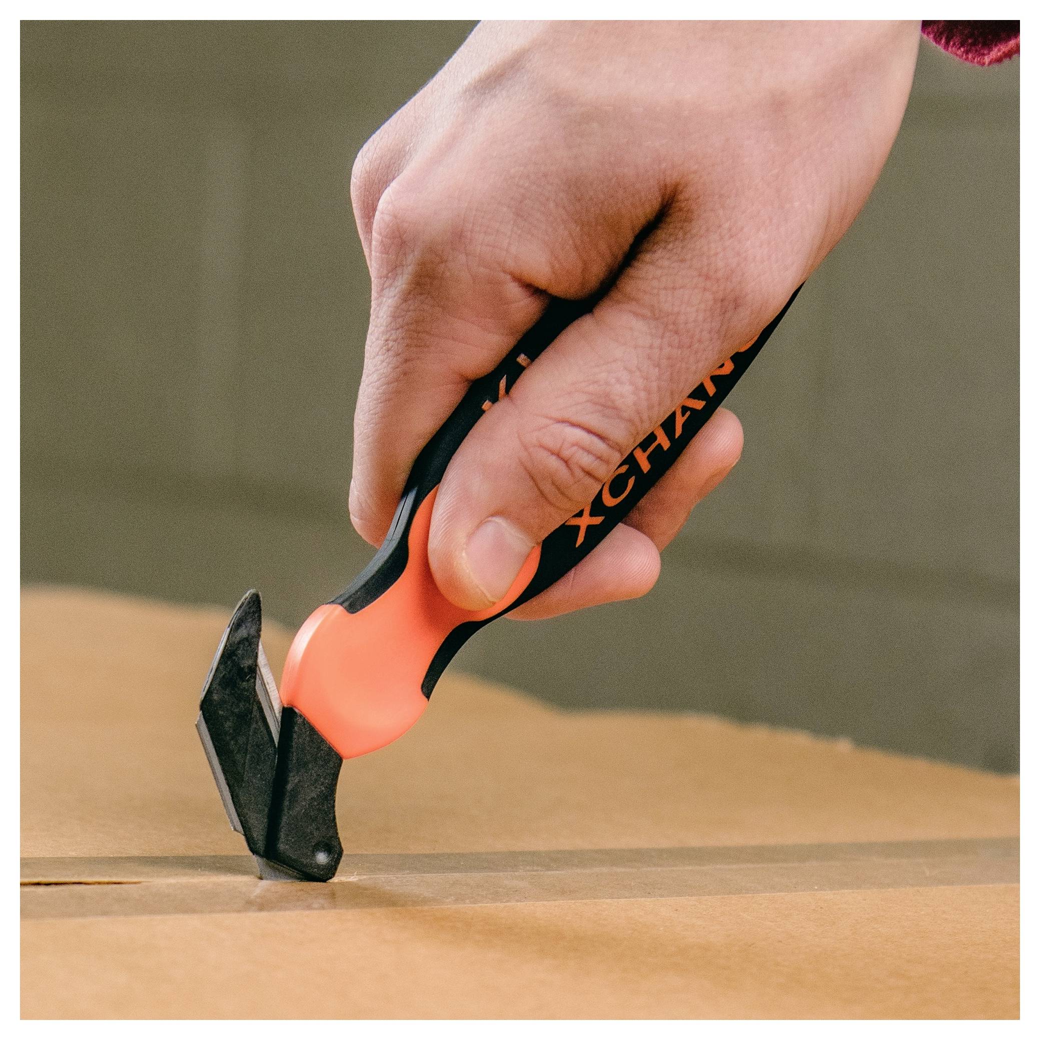 KLEVER KCJ-XC-35B XChange™ 35 Sicherheitsmesser Blau-Schwarz, 10St.
