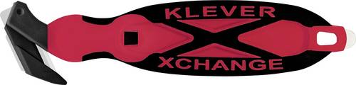 KLEVER KCJ-XC-35R XChange™ 35 Sicherheitsmesser Rot-Schwarz, 10 St.