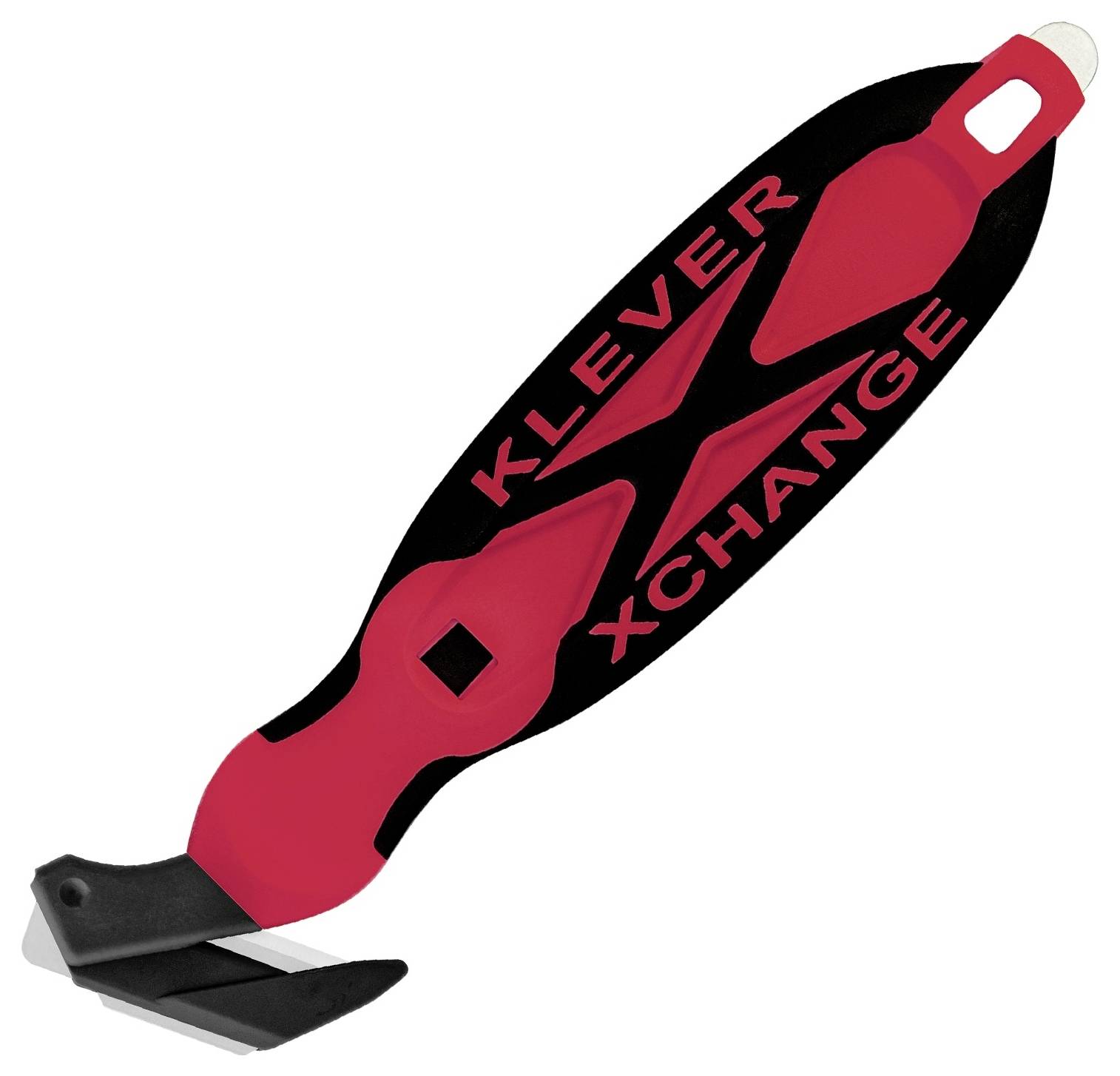 KLEVER KCJ-XC-35R XChange™ 35 Sicherheitsmesser Rot-Schwarz, 10St.
