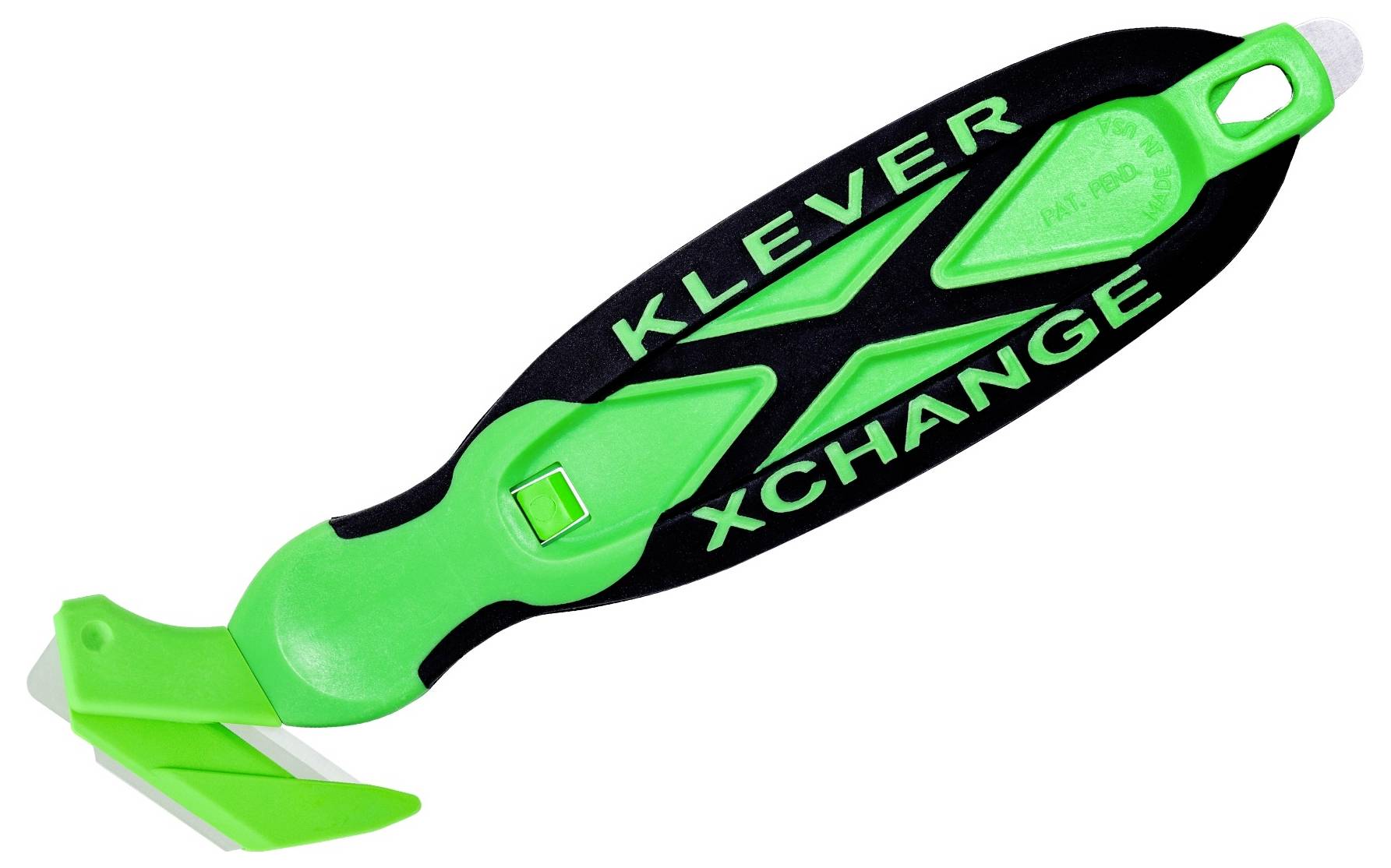KLEVER KCJ-XC-35X XChange™ 35 Kleen™ Sicherheitsmesser Grün-Schwarz, 10St.