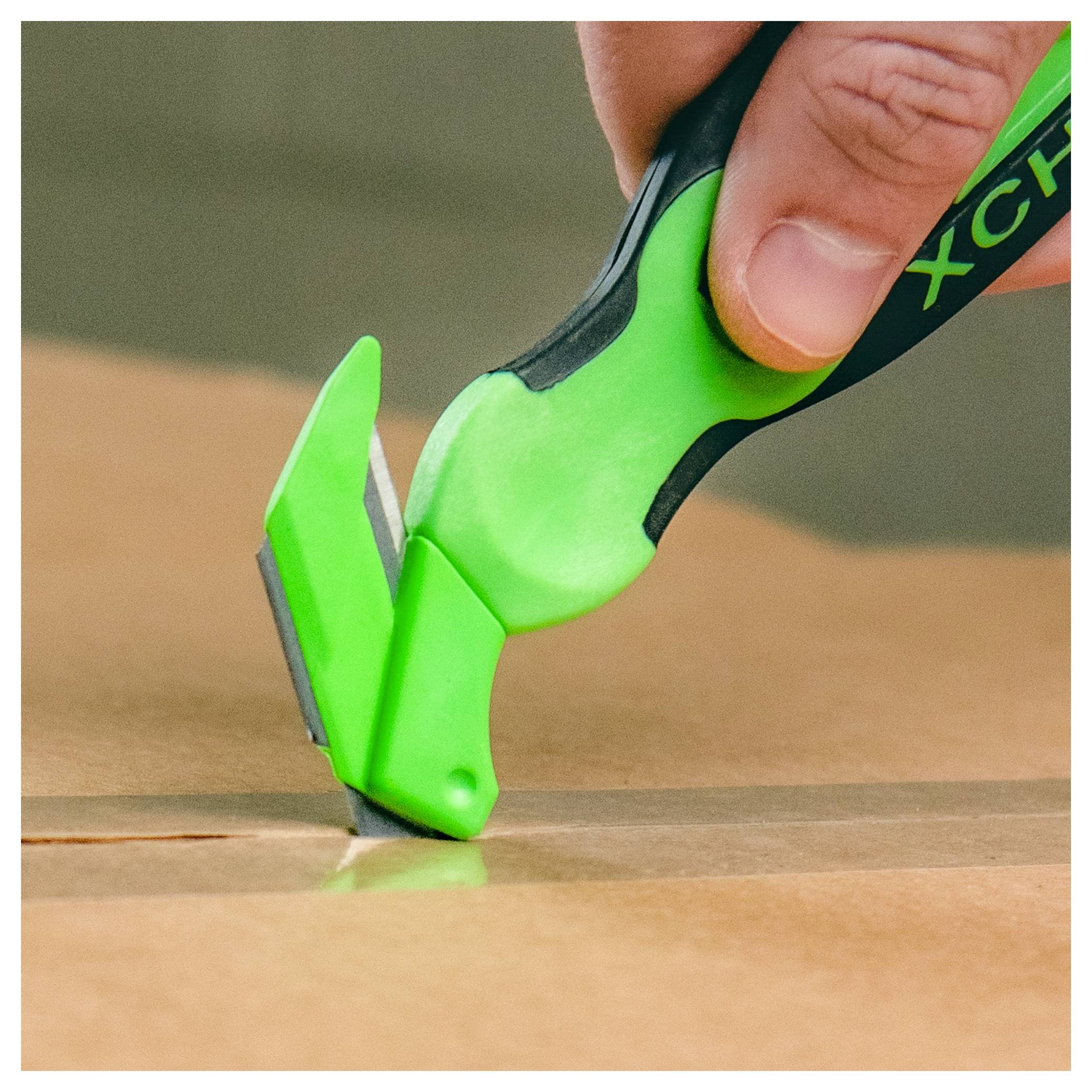 KLEVER KCJ-XC-35X XChange™ 35 Kleen™ Sicherheitsmesser Grün-Schwarz, 10St.
