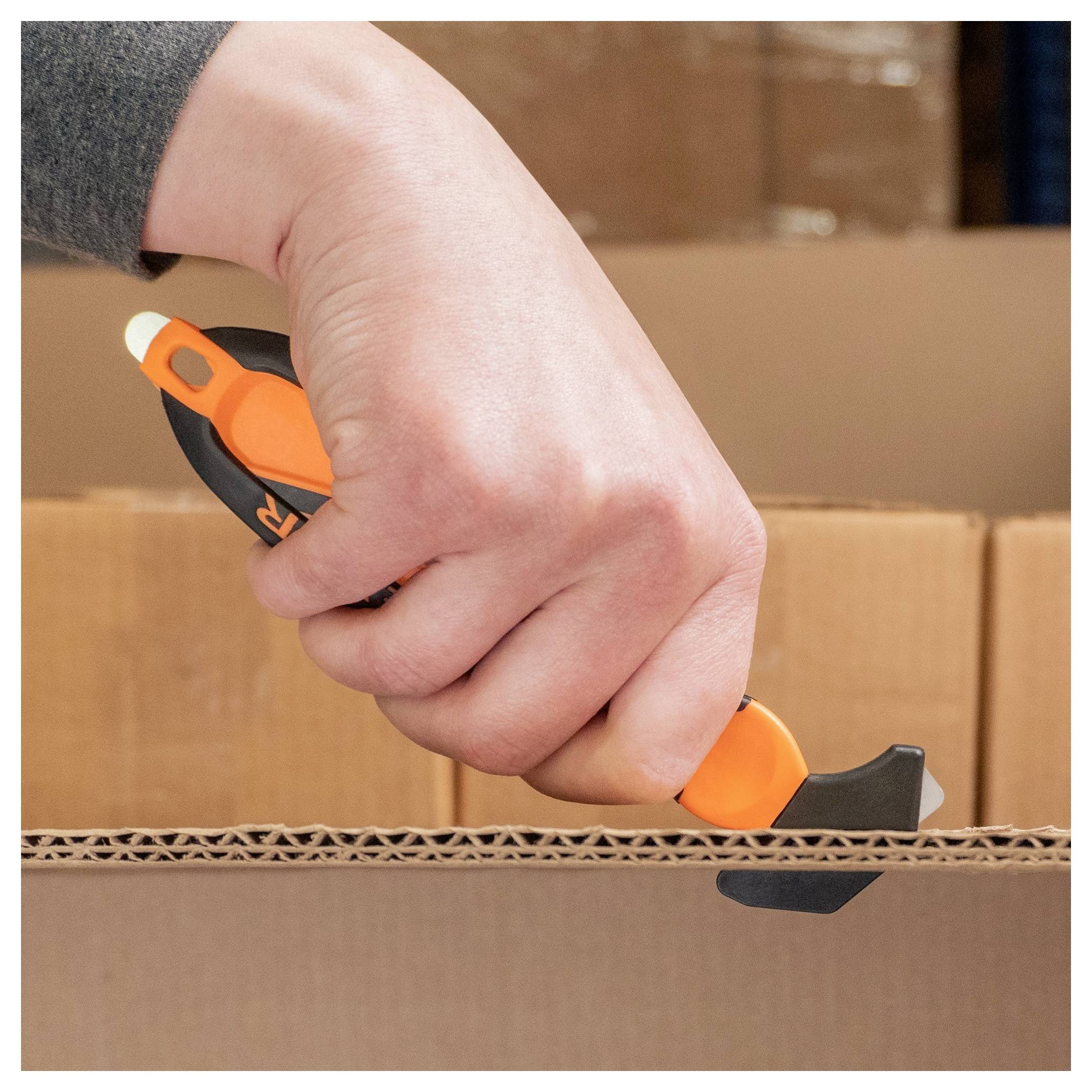 KLEVER KCJ-XC-65G XChange™ 65 Sicherheitsmesser Orange-Schwarz, 10St.