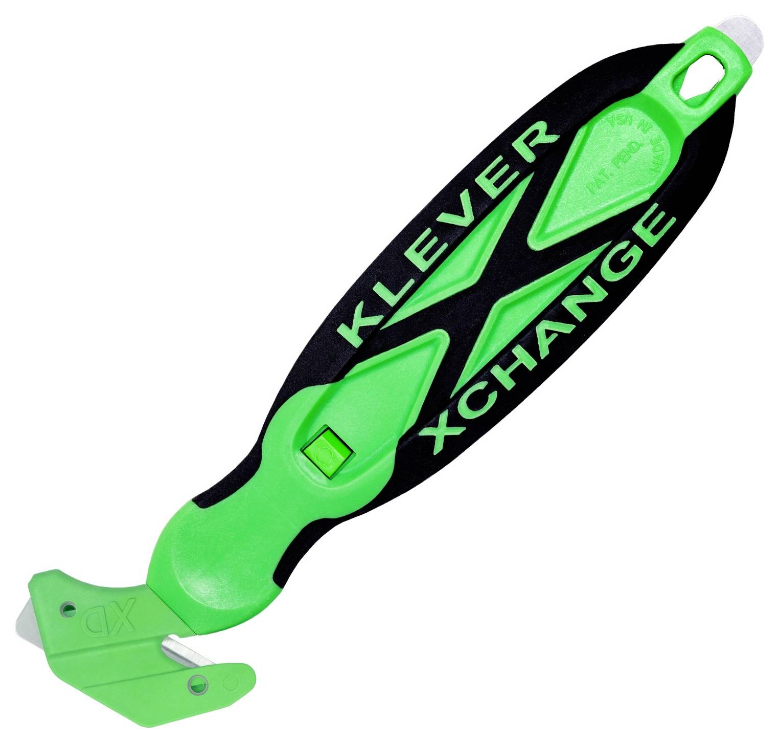 KLEVER KCJ-XC-65X XChange™ 65 Kleen™ Sicherheitsmesser Grün-Schwarz, 10St.