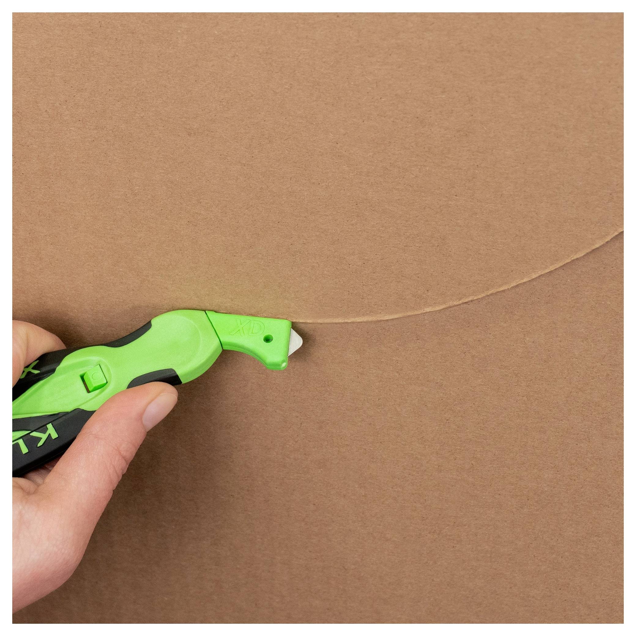 KLEVER KCJ-XC-65X XChange™ 65 Kleen™ Sicherheitsmesser Grün-Schwarz, 10St.