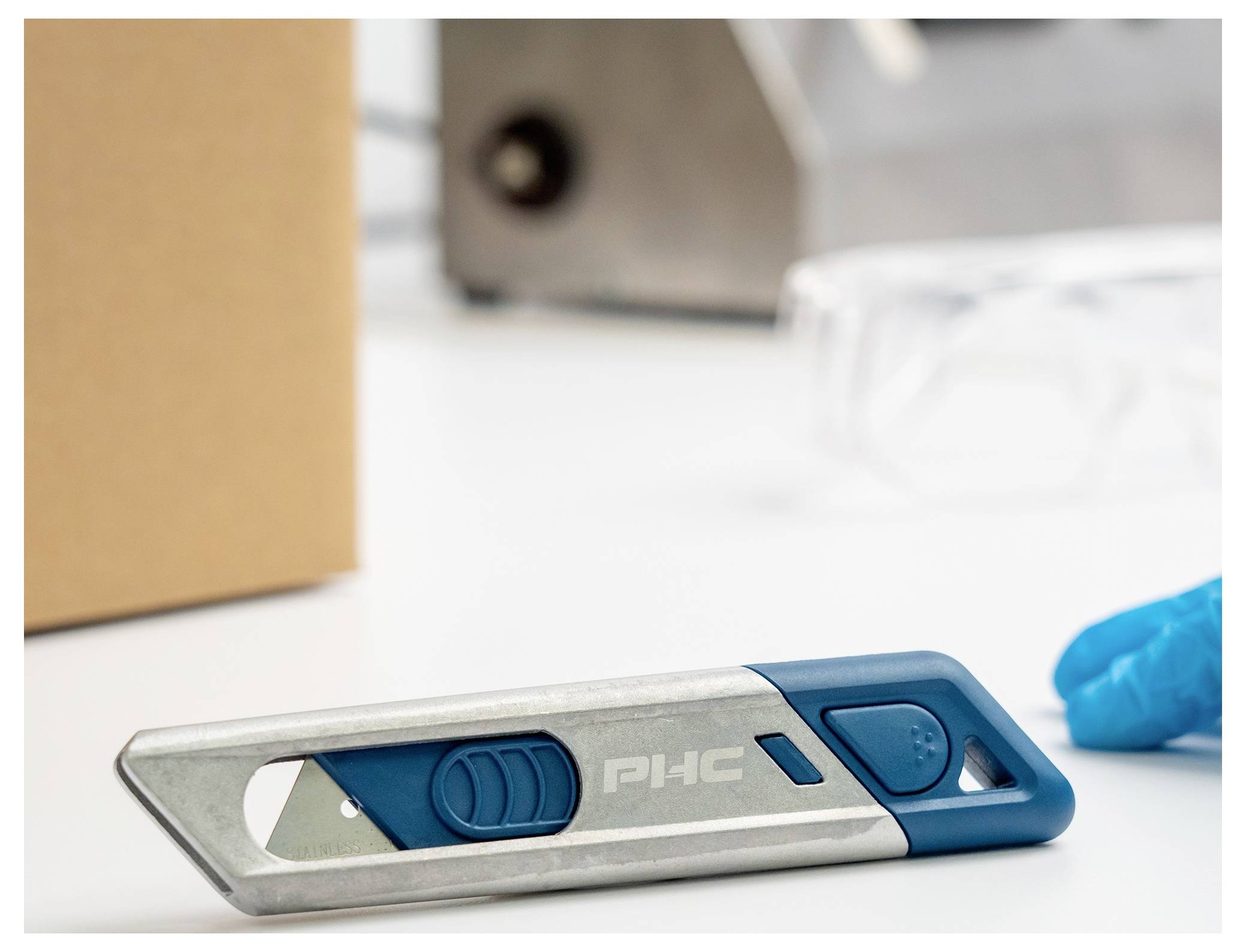 PHC E12208-9-01 Metti™ MD Sicherheitsmesser mit automatischem Einzug (Klinge mit spitzer Spitze) 1St.