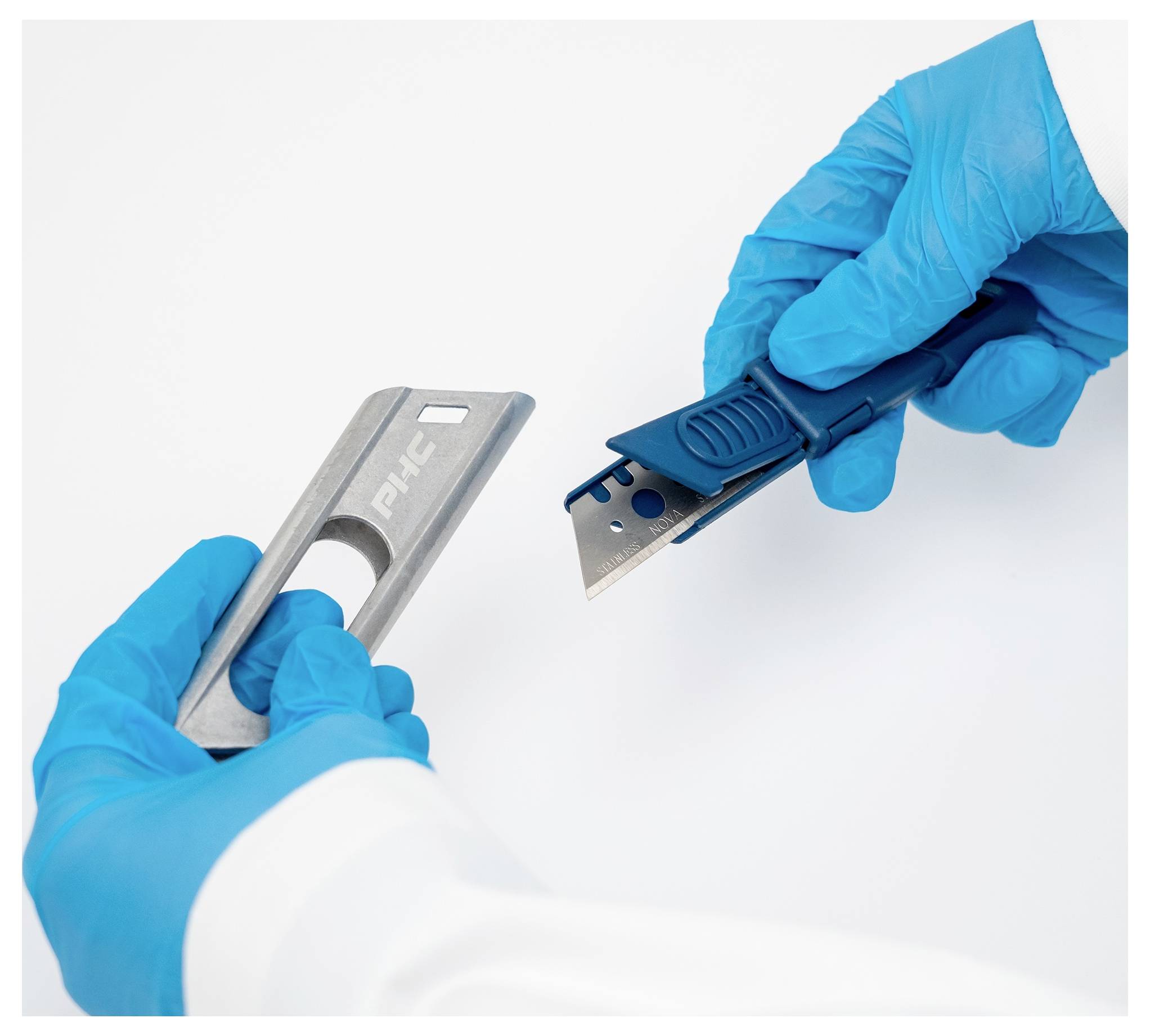 PHC E12208-9-01 Metti™ MD Sicherheitsmesser mit automatischem Einzug (Klinge mit spitzer Spitze) 1St.