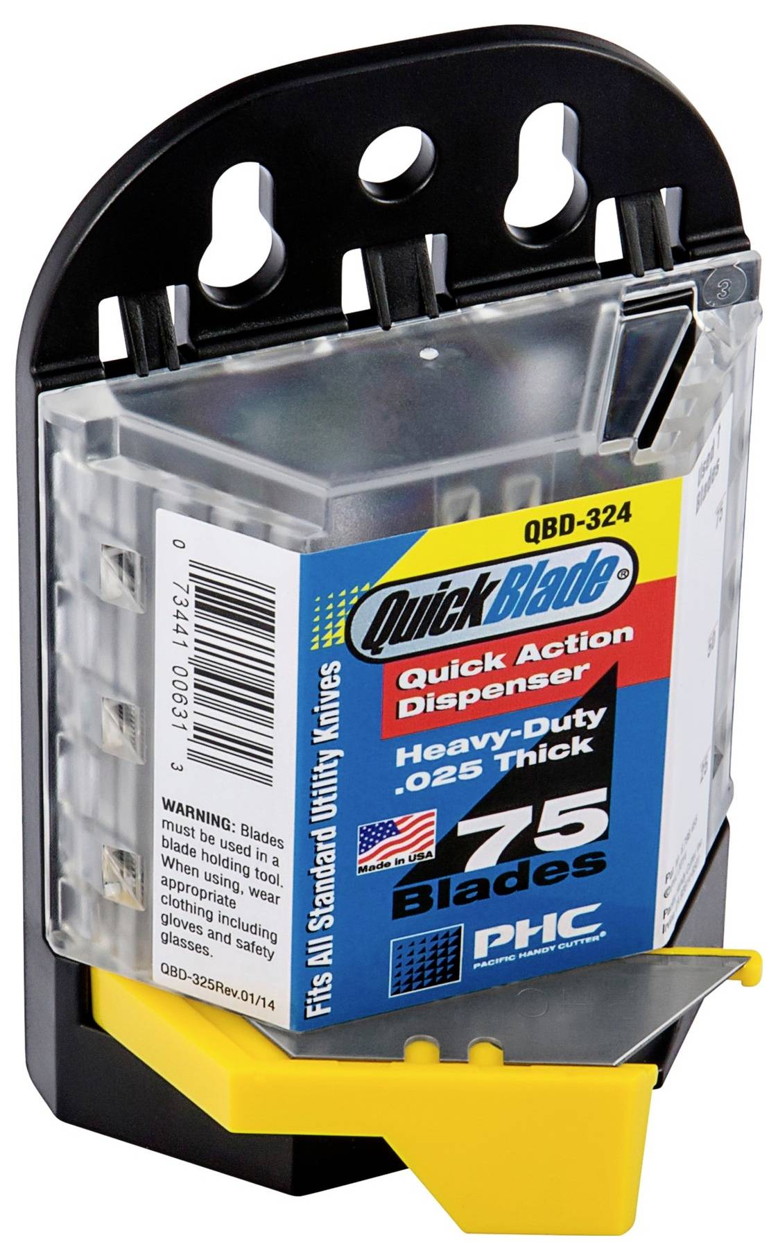 PHC QBD324 QBD-324 Quickblade® Spender mit SB-92 Standard-Universalklingen 1St.